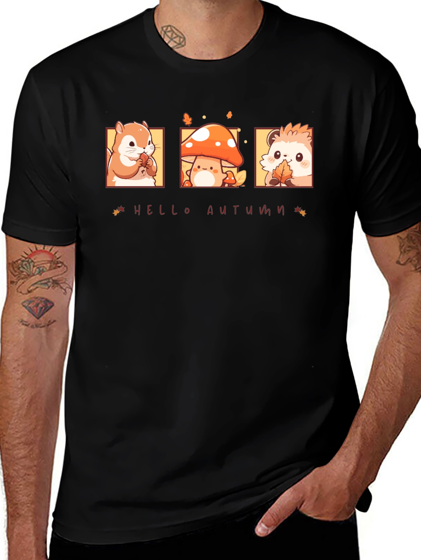 Hello Autumn T-Shirt - Cute Fall Design