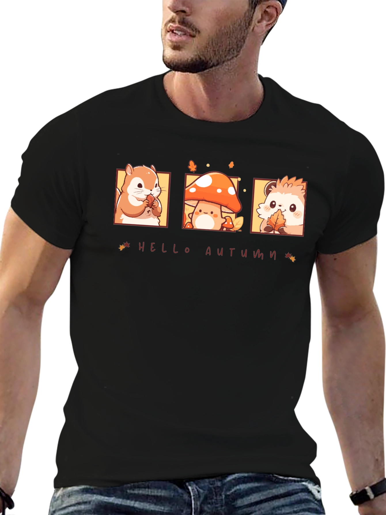 Hello Autumn T-Shirt - Cute Fall Design