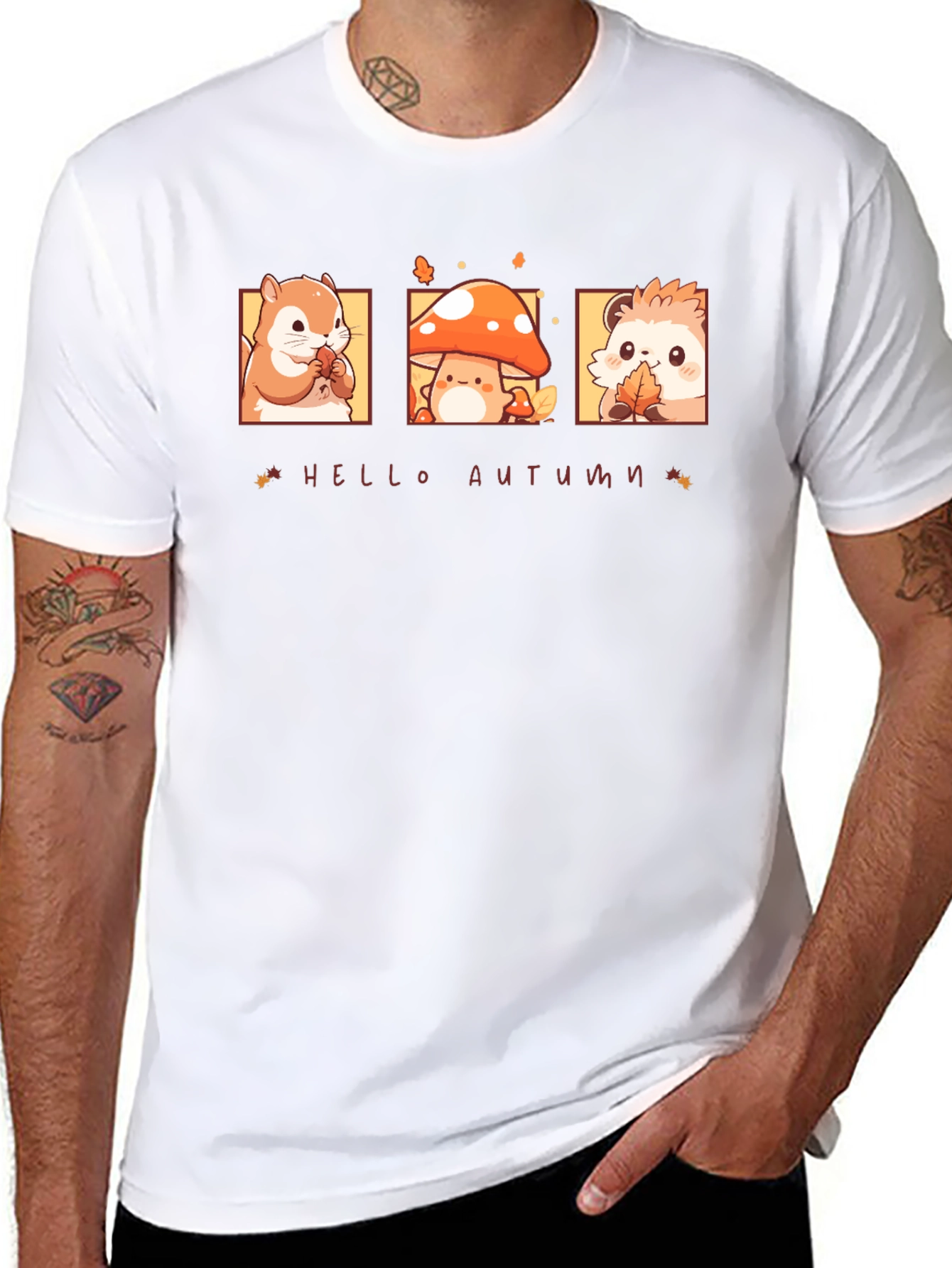 Hello Autumn T-Shirt - Cute Fall Design