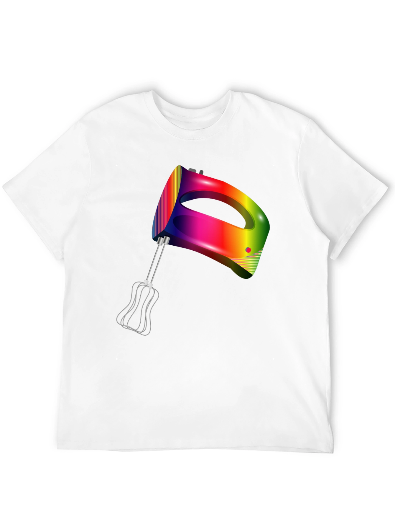 Rainbow Mixer Graphic T-Shirt - Unique Design