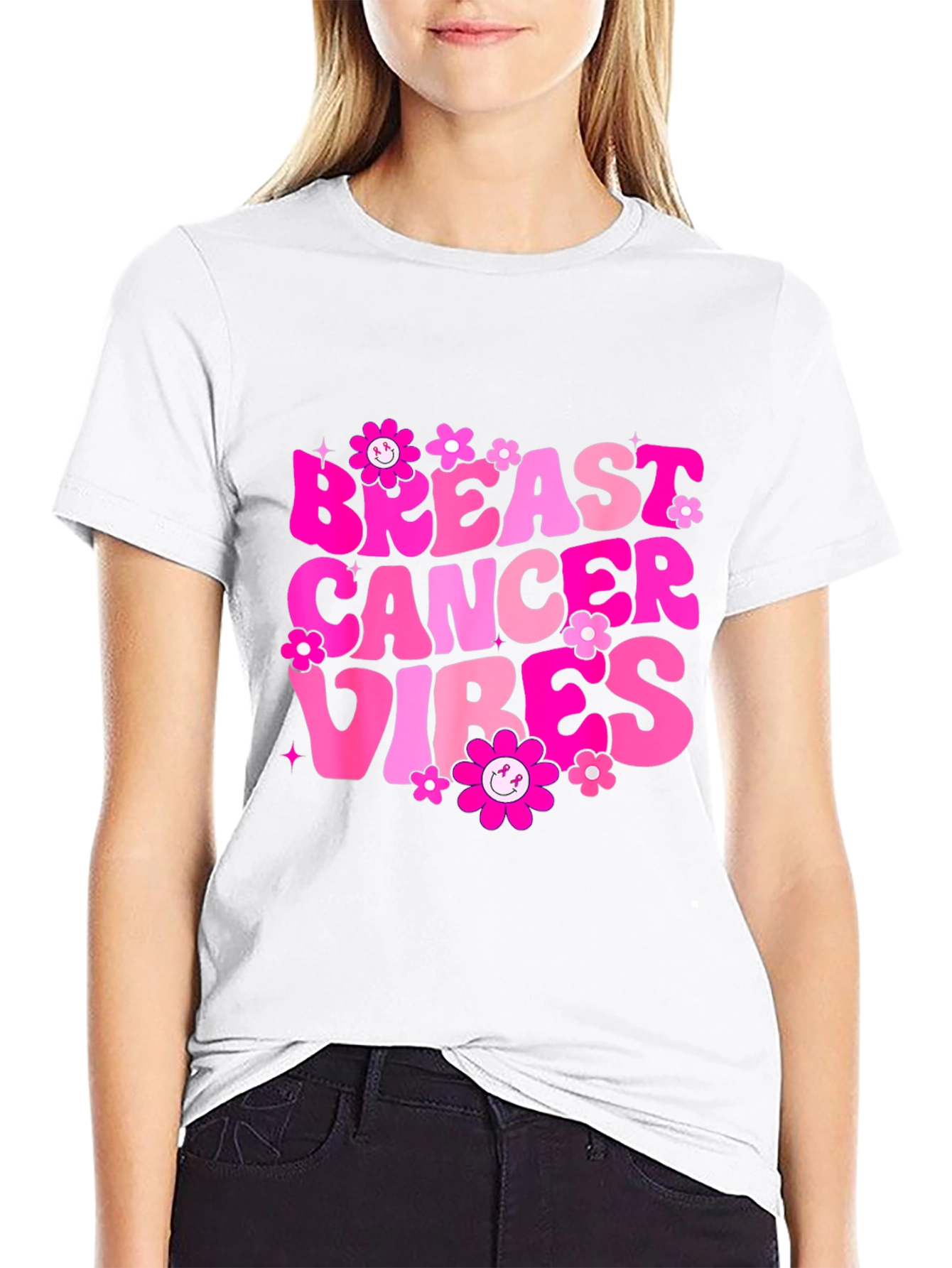 Breast Cancer Vibes T-Shirt