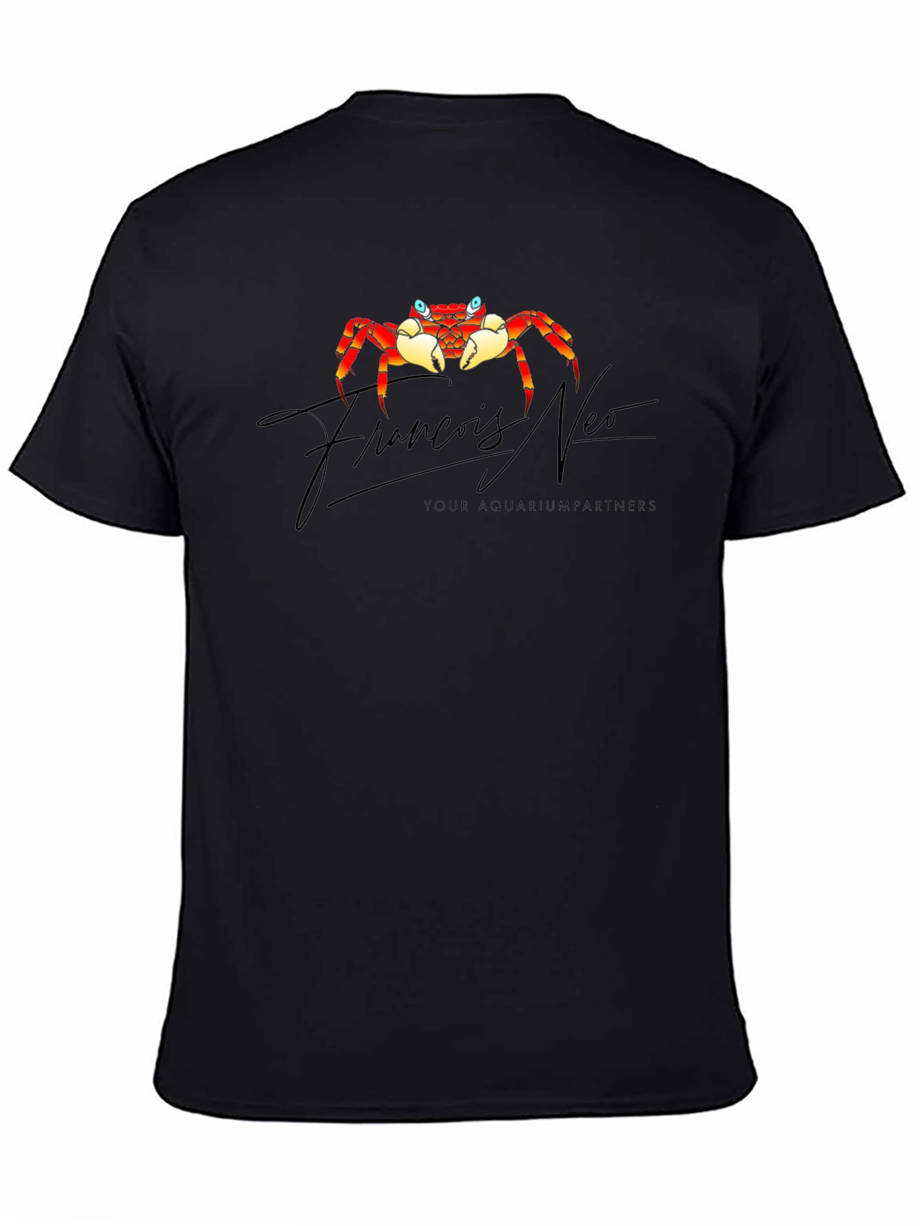 Francois Neo Crab Graphic Black T-Shirt