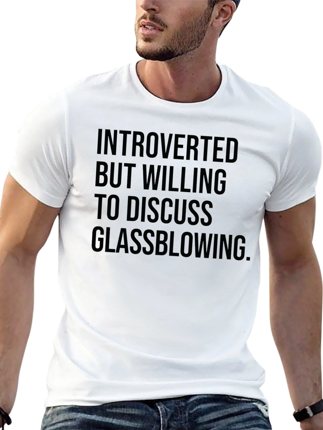 Introverted Glassblowing T-Shirt - Funny Hobby Tee