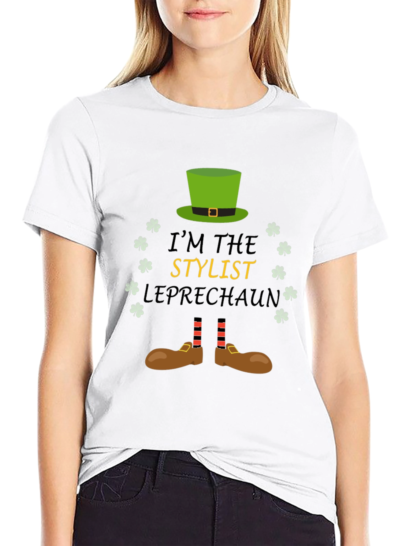 Stylist Leprechaun St. Patricks Day T-Shirt