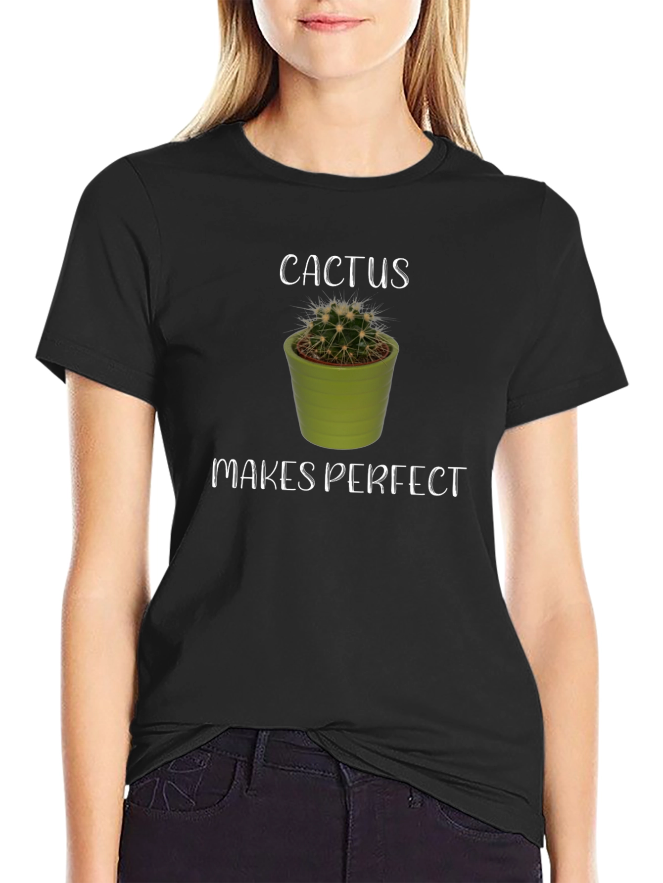 Cactus Makes Perfect T-Shirt - Unique Funny Tee