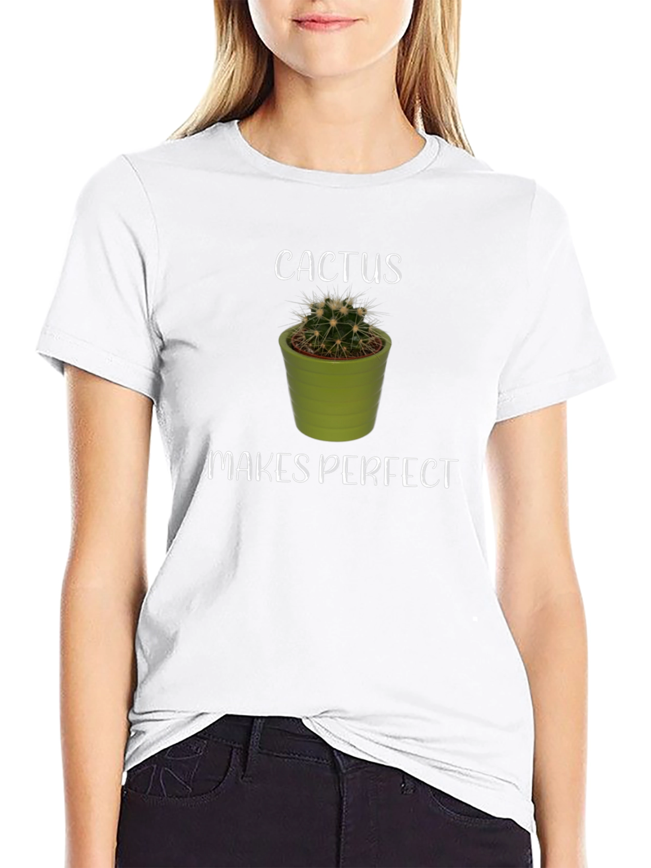 Cactus Makes Perfect T-Shirt - Unique Funny Tee
