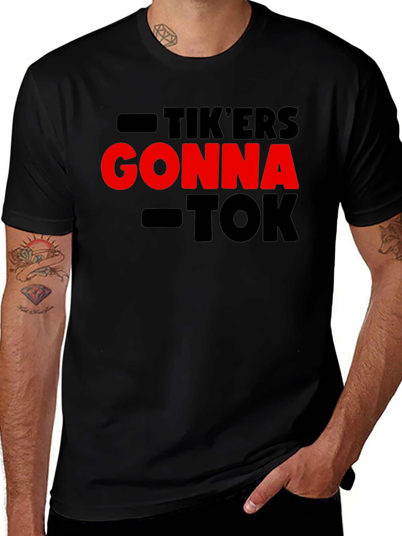 Tikers Gonna Tok T-Shirt - Trendy Statement Tee