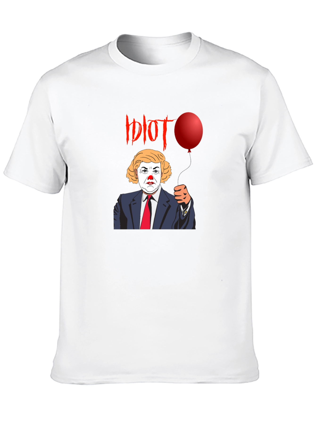 Political Clown Graphic Tee - Anti-Trump Statement Shirt