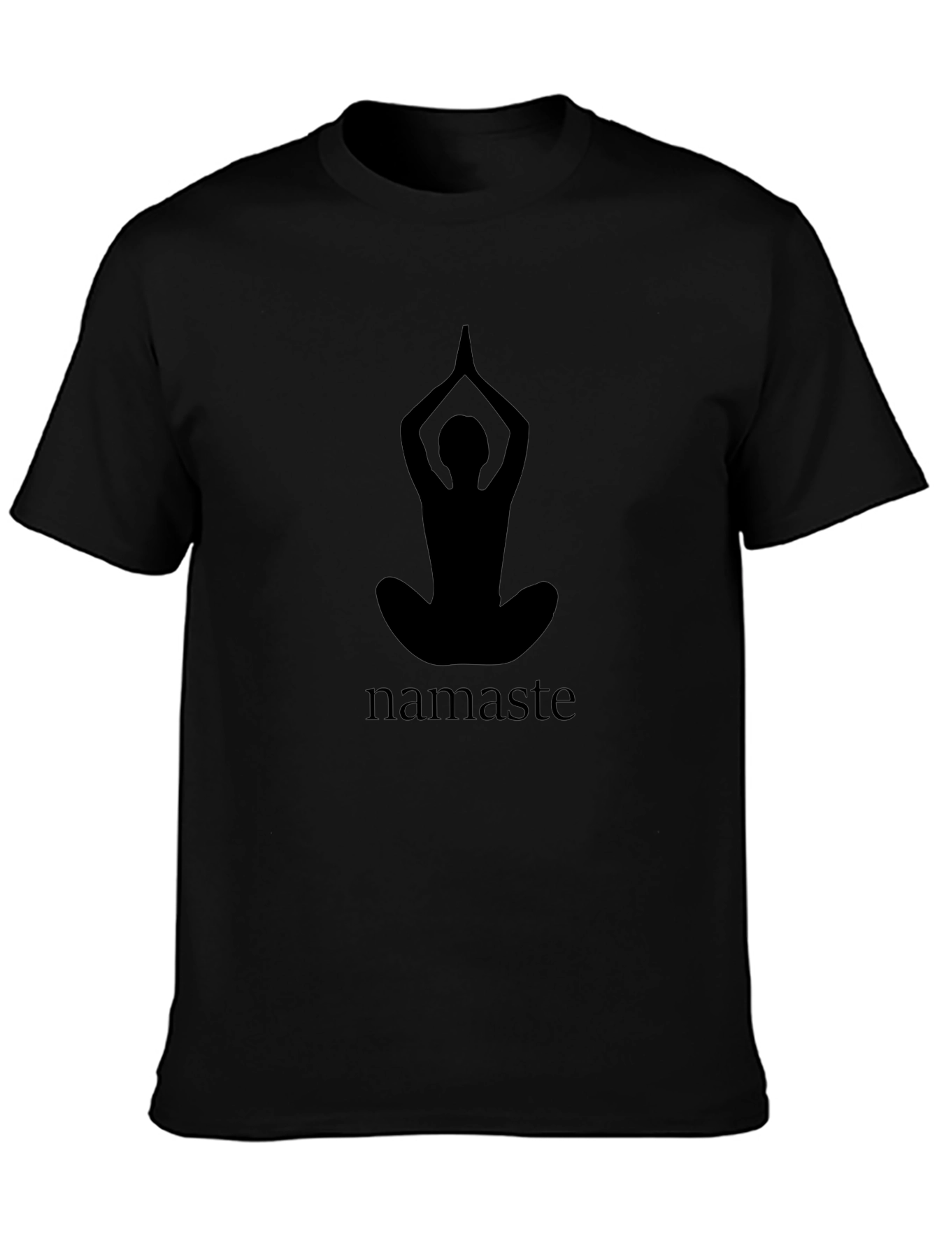 Namaste Yoga Black Graphic Tee