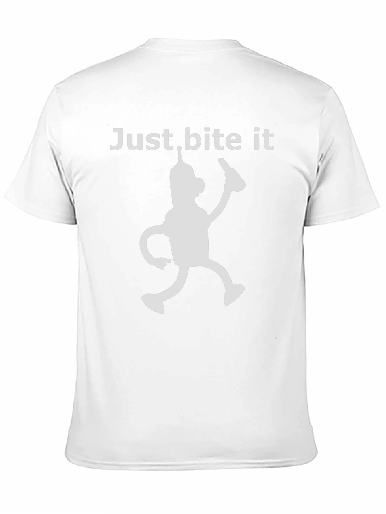 Just Bite It Bender T-Shirt - Funny Robot Tee