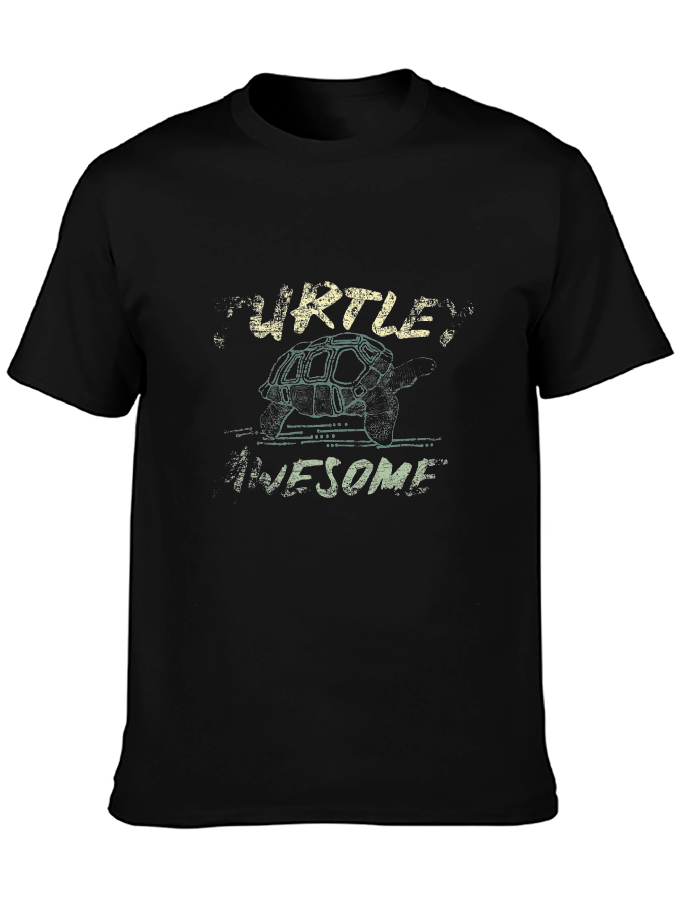 Turtlely Awesome Graphic Tee - Cool Turtle Design