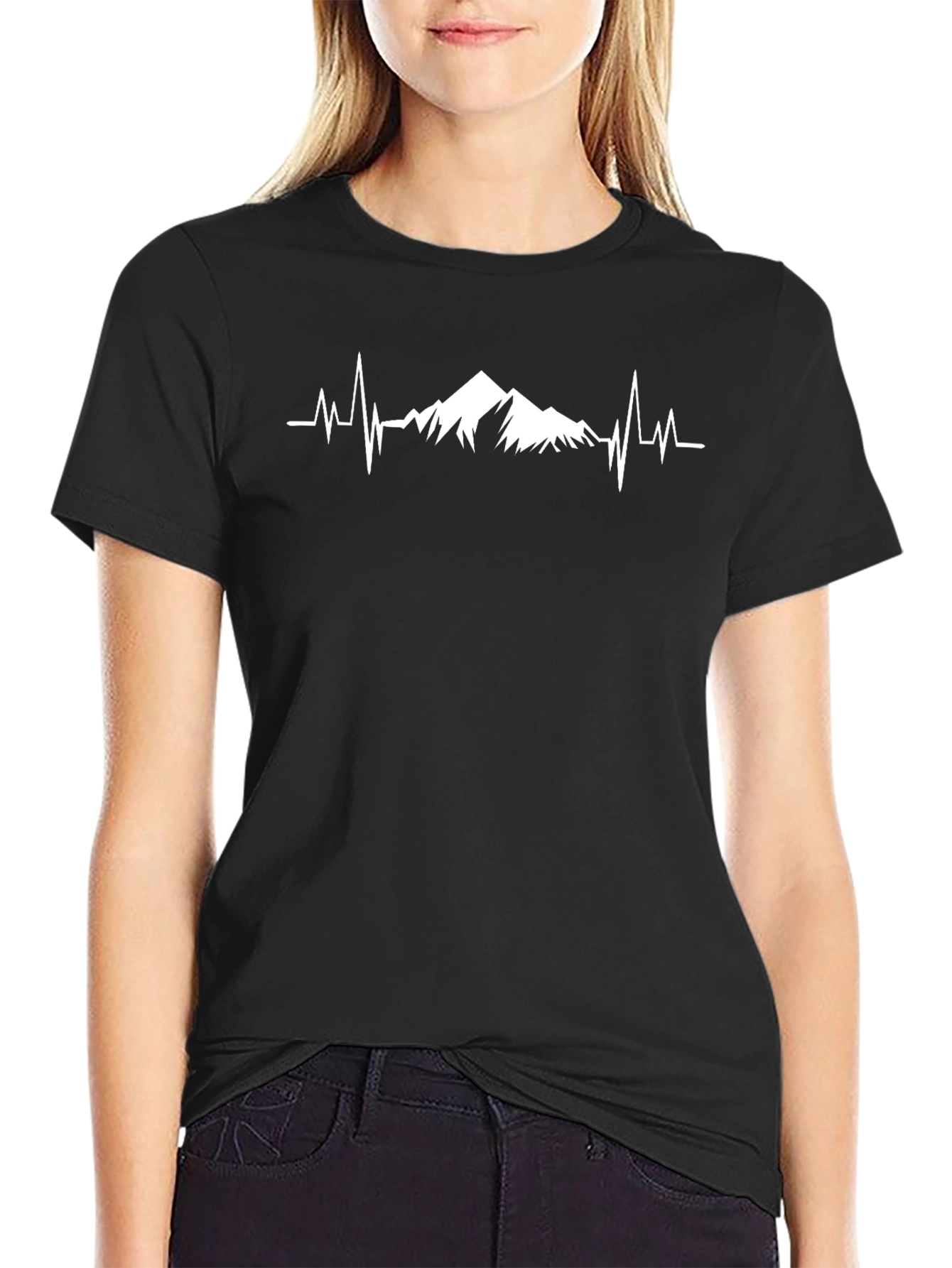 Mountain Heartbeat Graphic Tee - Adventure Ready!