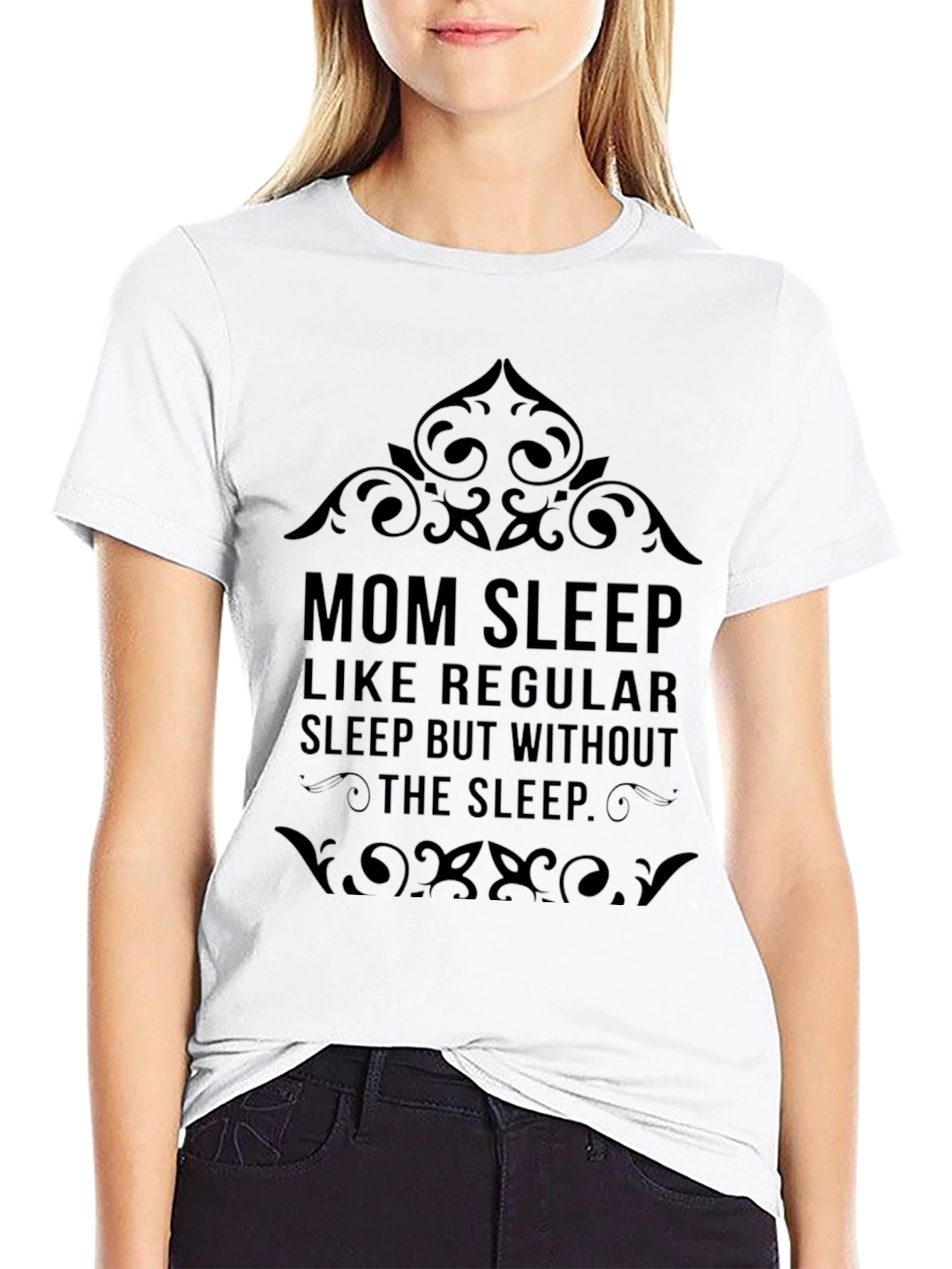 Mom Sleep Funny Graphic Tee