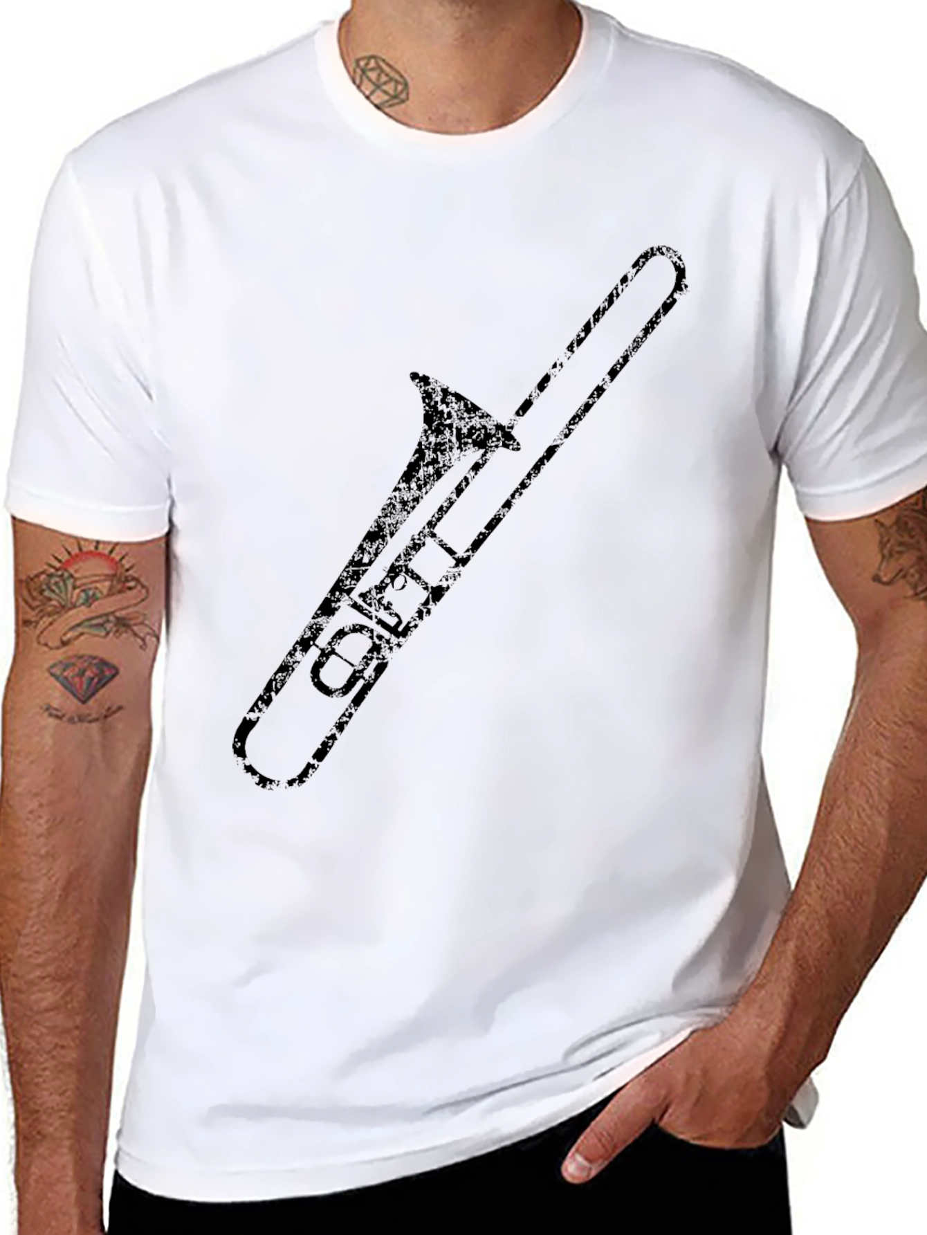 Trombone Graphic T-Shirt - Band Tee