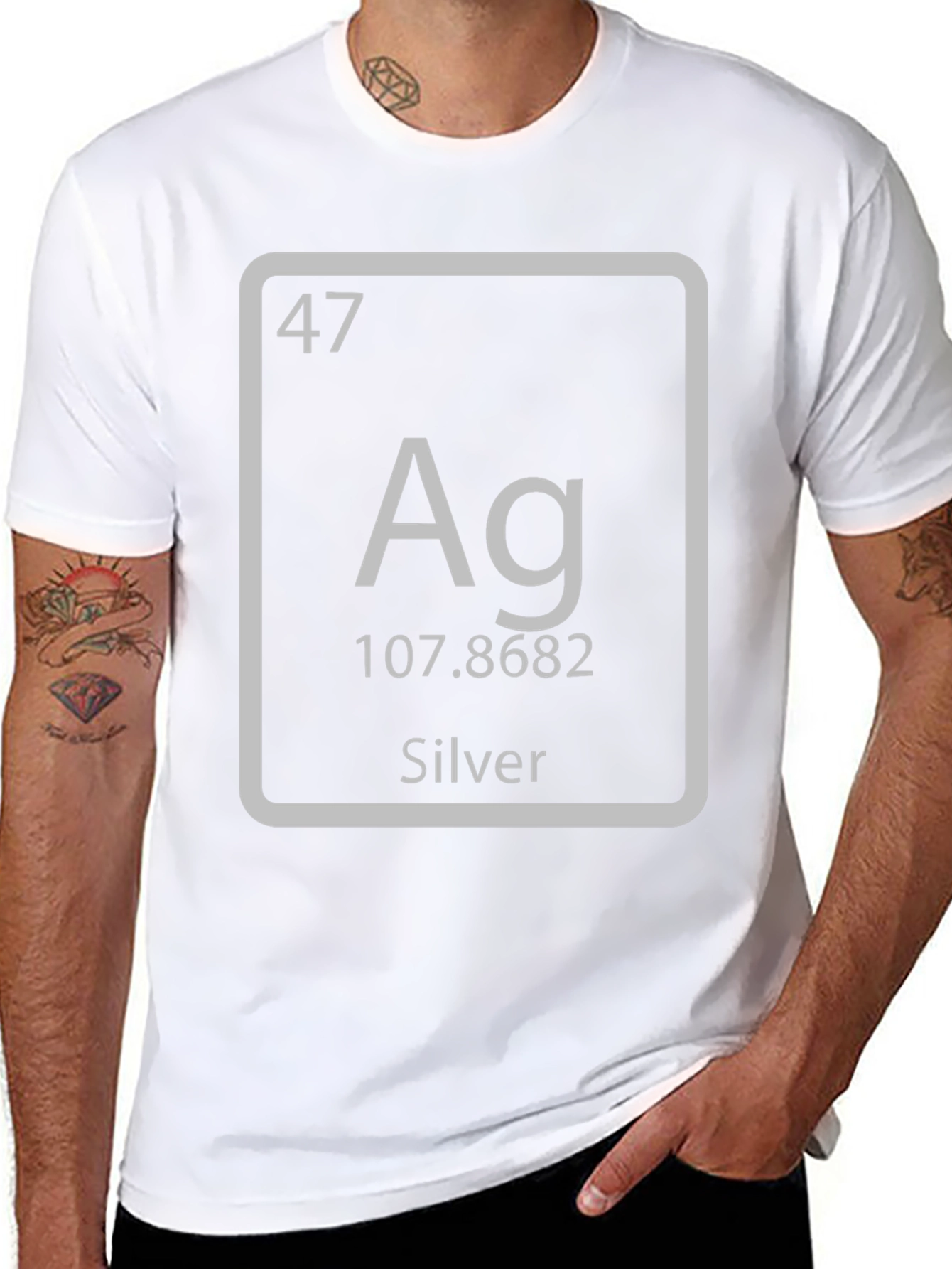 Silver Element T-Shirt - Chemistry Science Tee