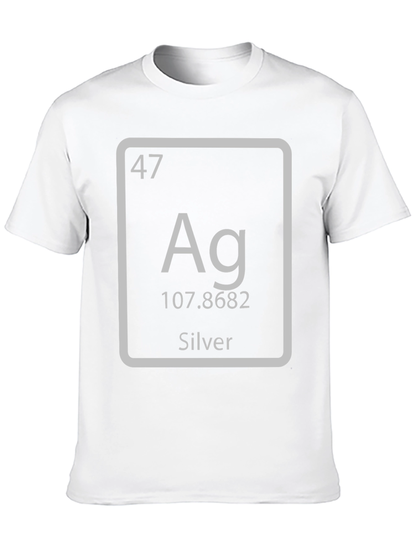 Silver Element T-Shirt - Chemistry Science Tee