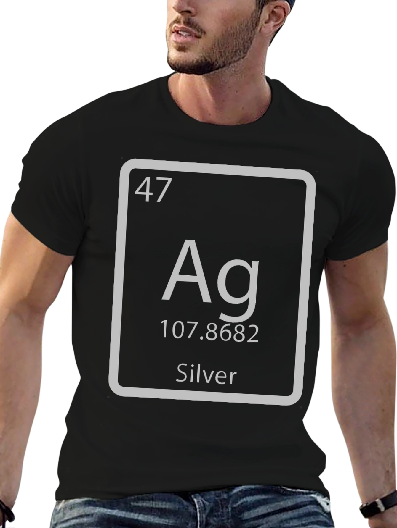 Silver Element T-Shirt - Chemistry Science Tee