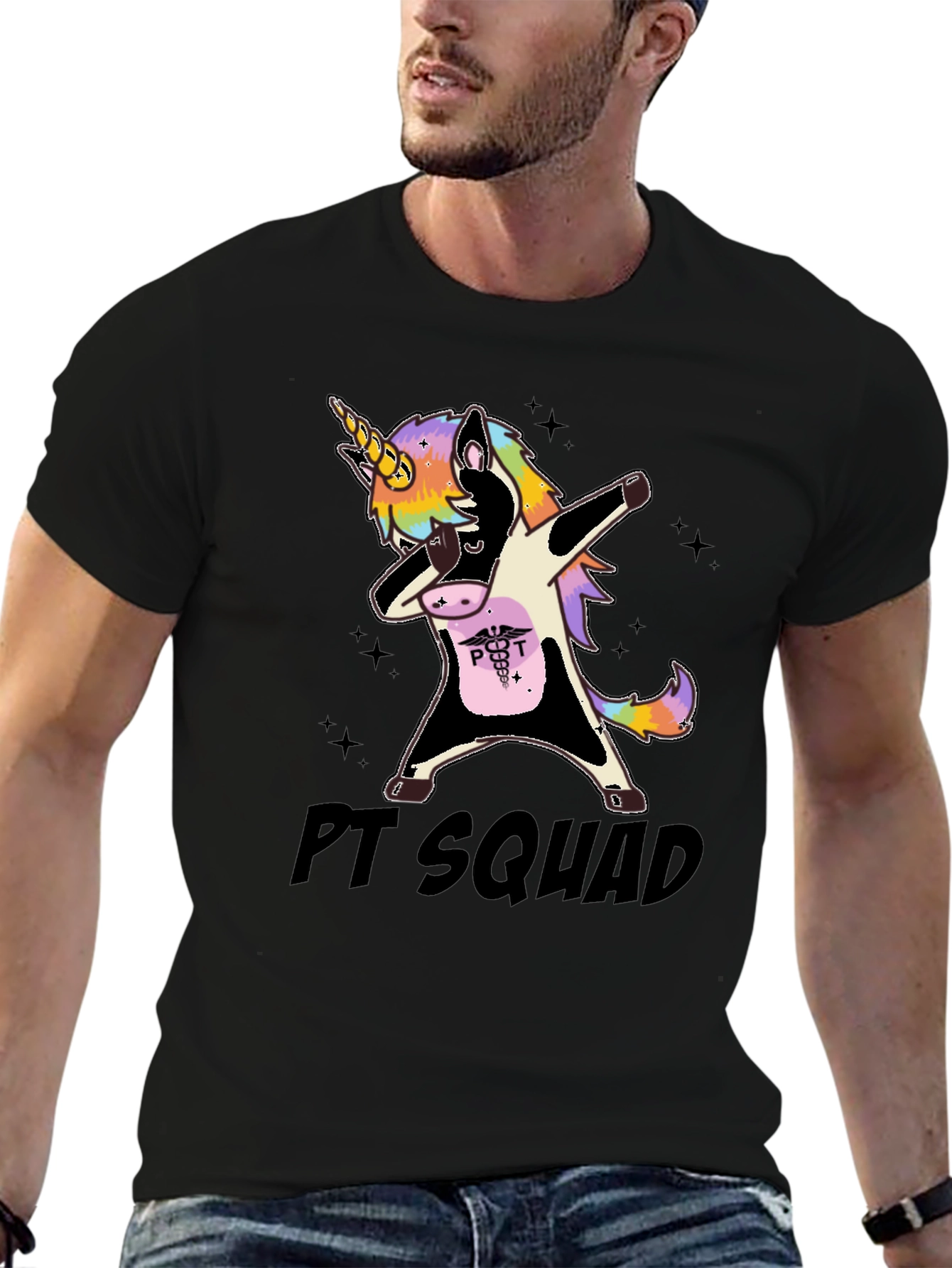 PT Squad Unicorn Dabbing T-Shirt