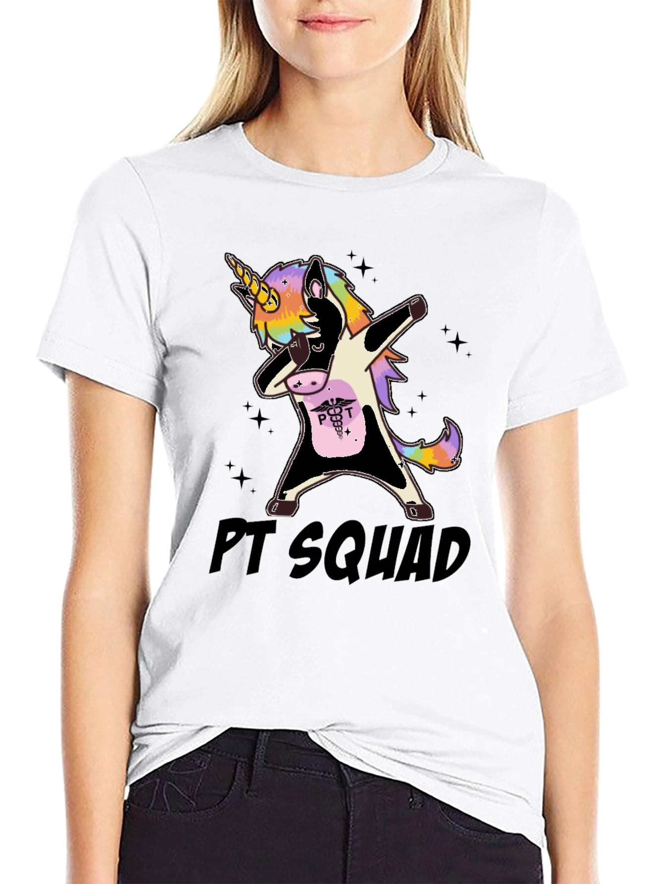 PT Squad Unicorn Dabbing T-Shirt