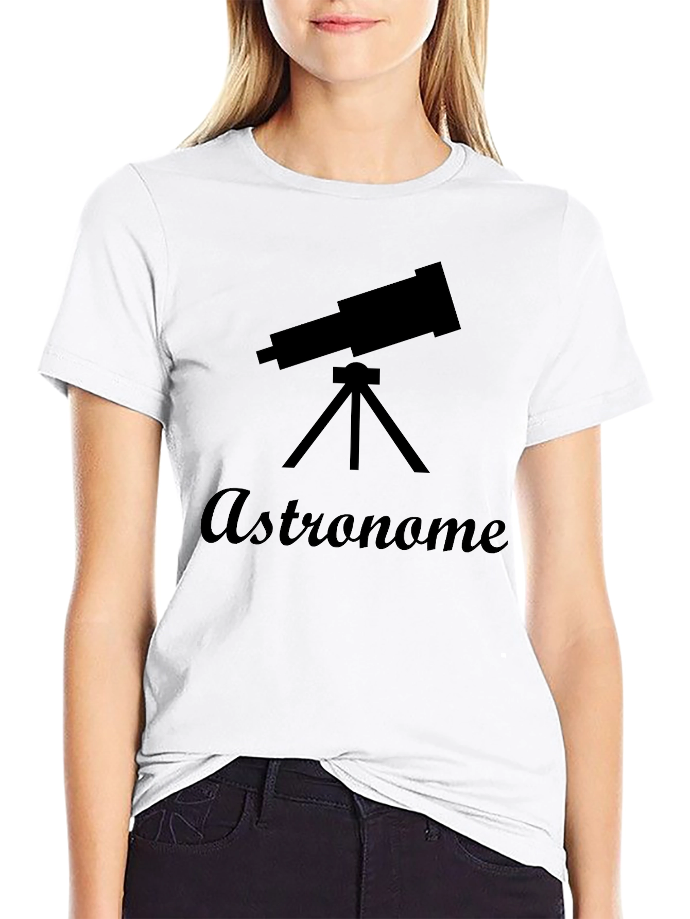 Astronome Telescope Graphic T-Shirt