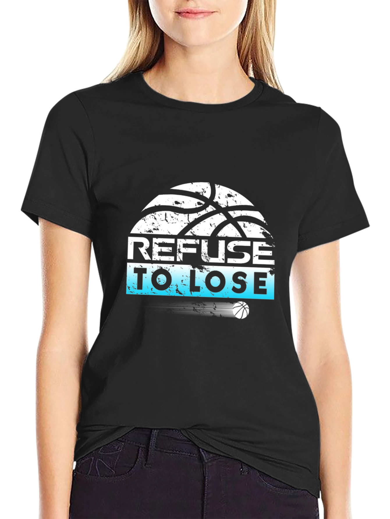 Refuse to Lose Basketball Graphic Tee