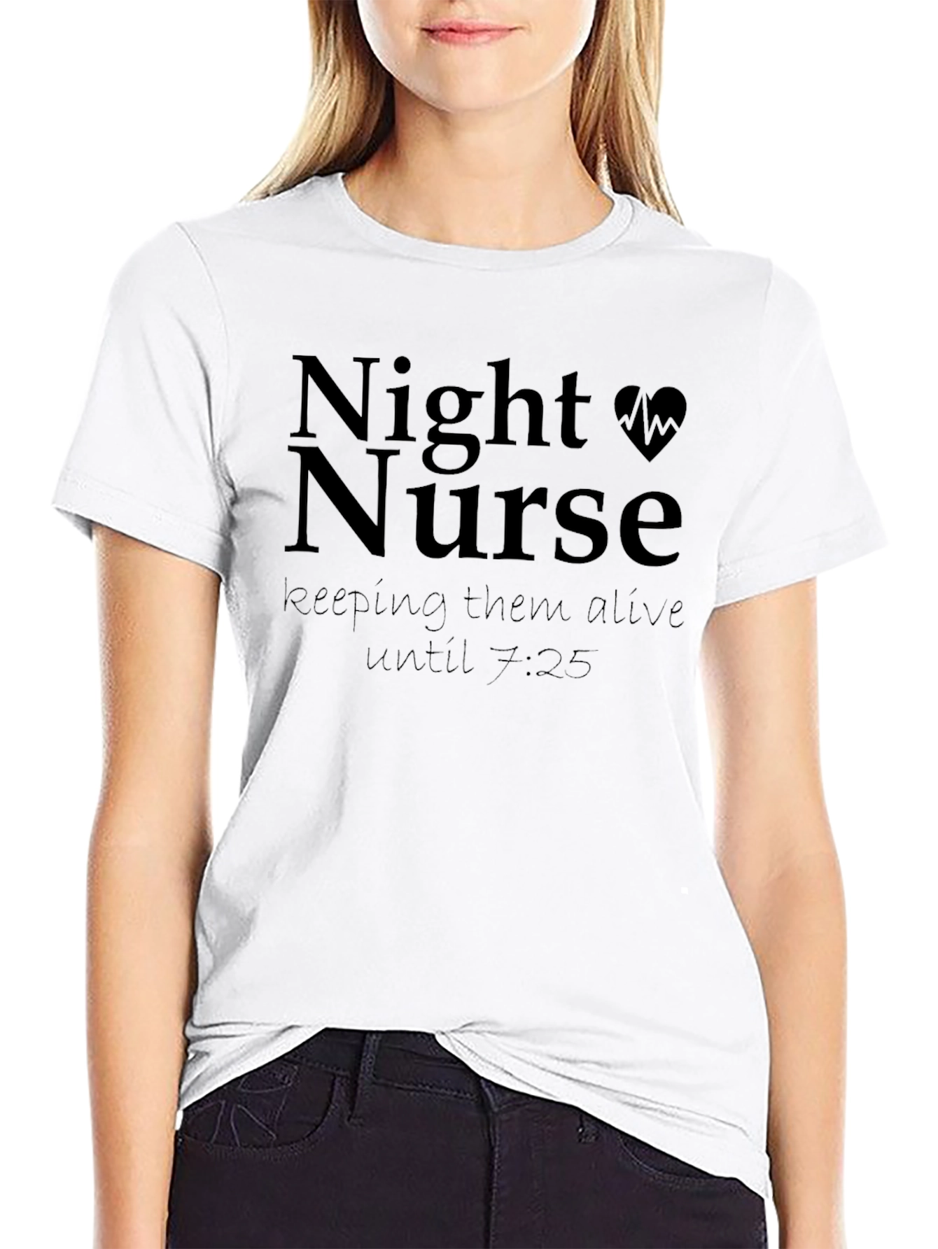 Night Nurse Funny Graphic T-Shirt