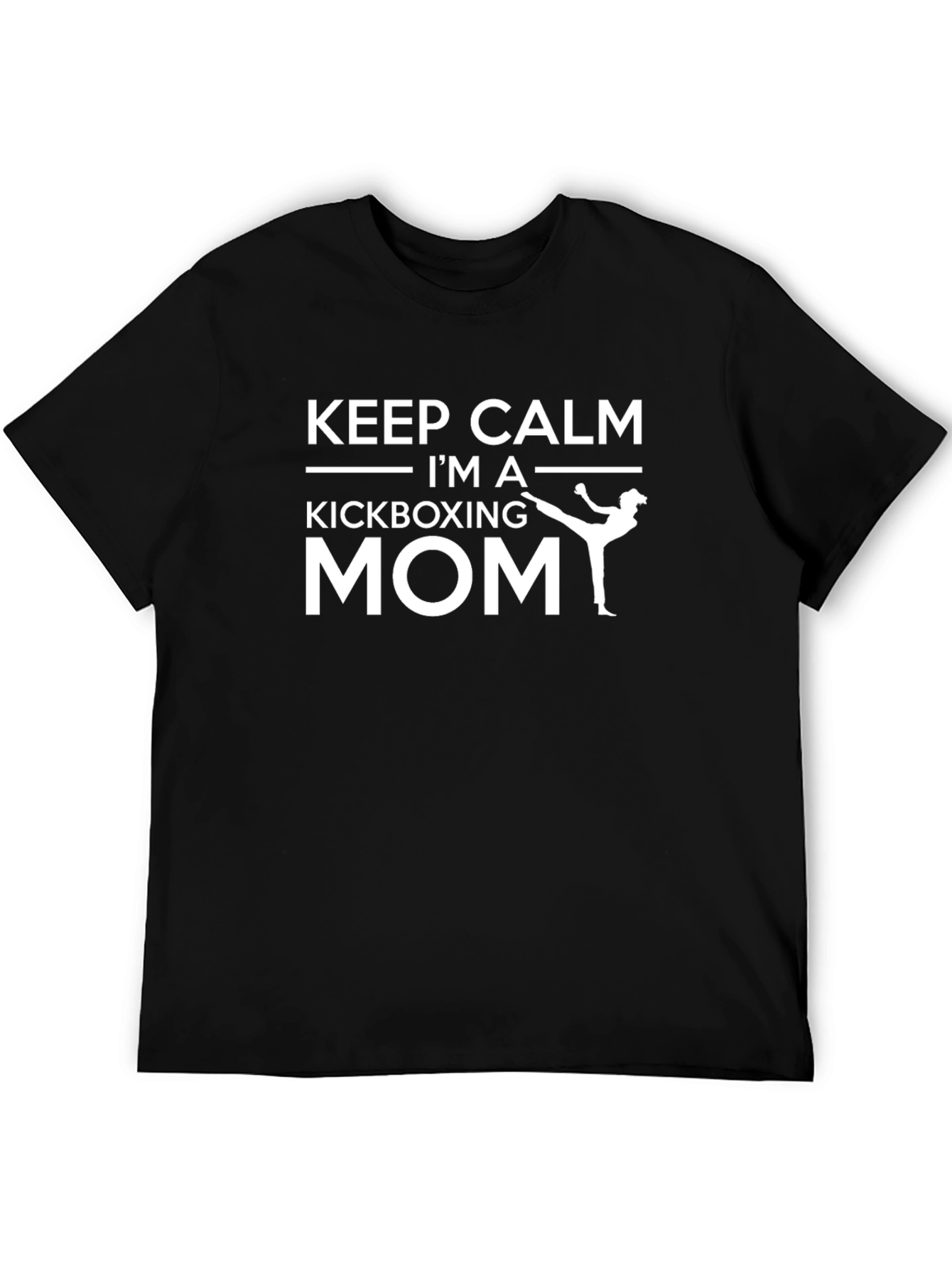 Keep Calm Kickboxing Mom Graphic Tee