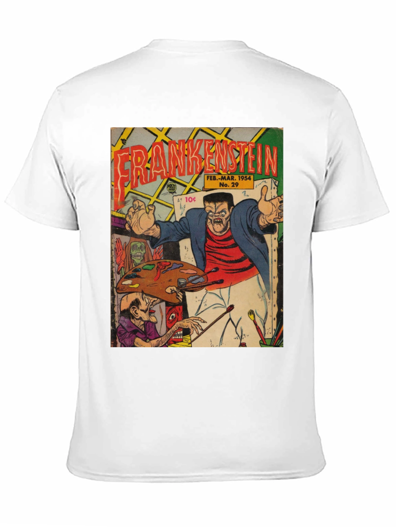 Frankenstein Comic Book Cover T-Shirt
