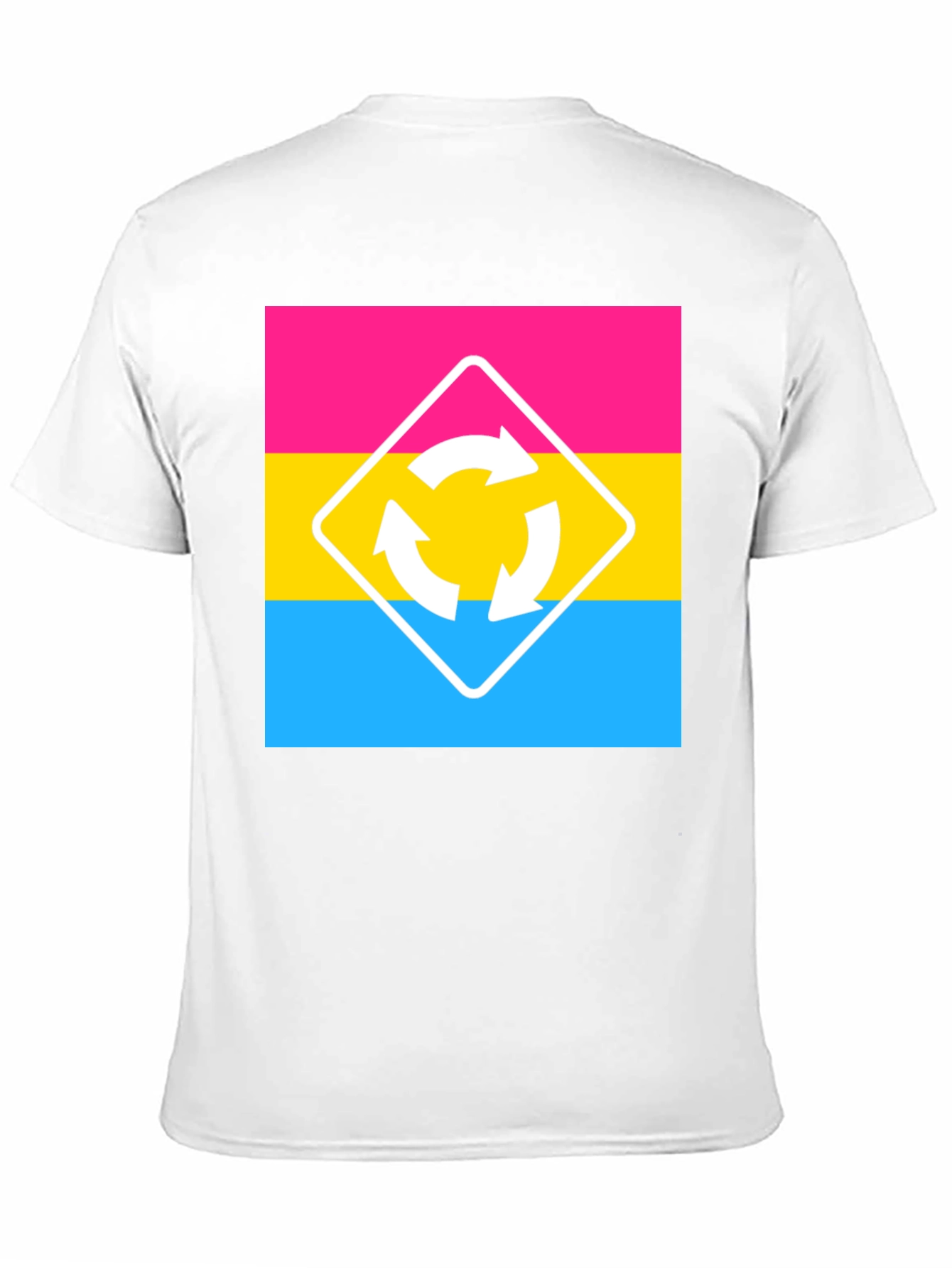 Pansexual Pride T-Shirt - Roundabout Sign
