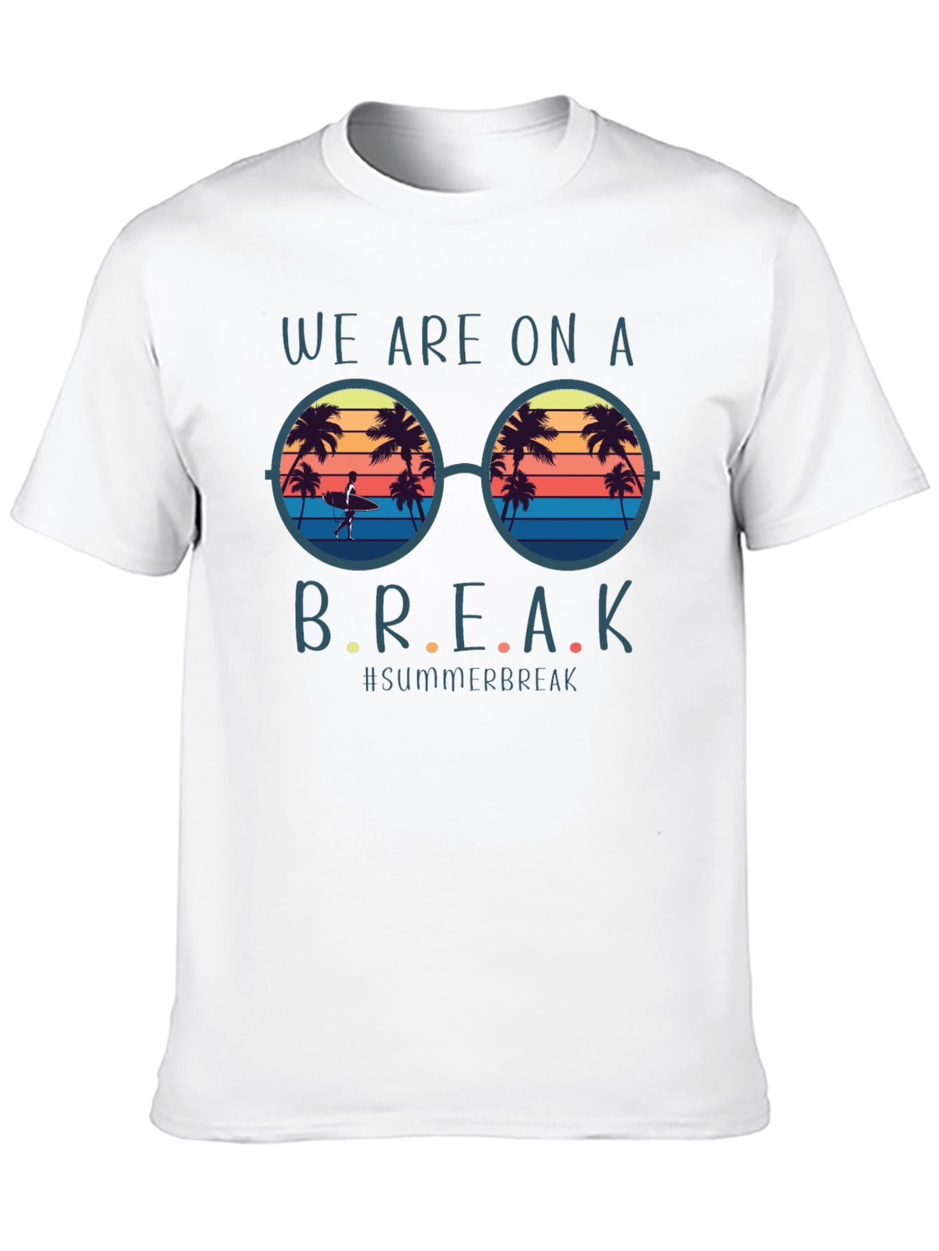 Summer Break T-Shirt - Beach Vibes Graphic Tee