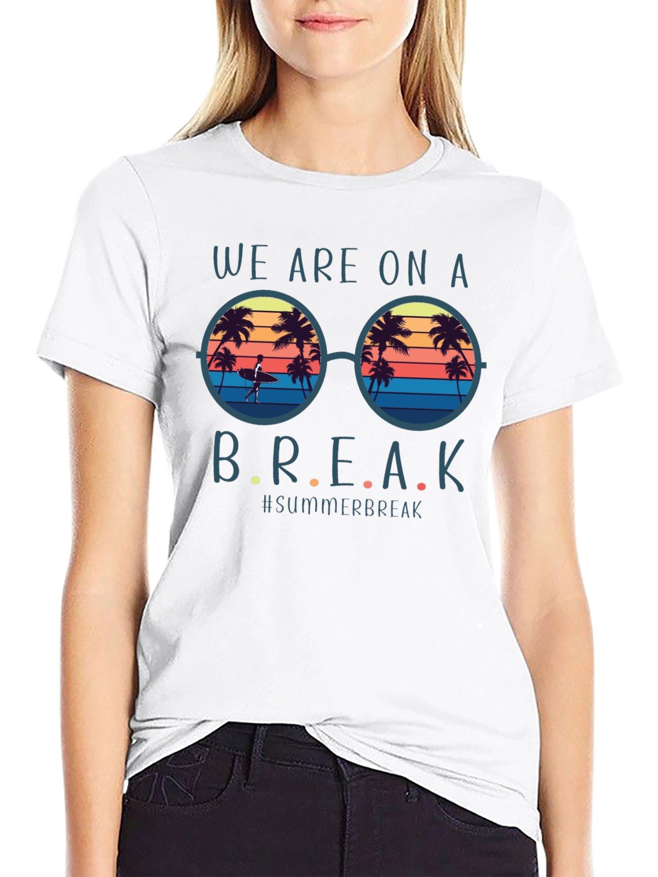 Summer Break T-Shirt - Beach Vibes Graphic Tee
