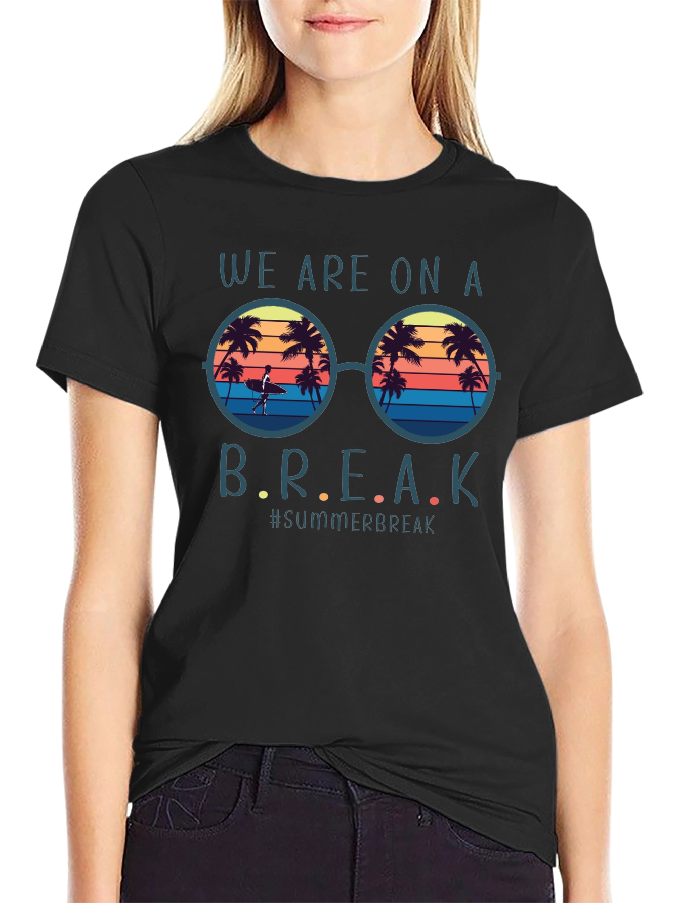 Summer Break T-Shirt - Beach Vibes Graphic Tee