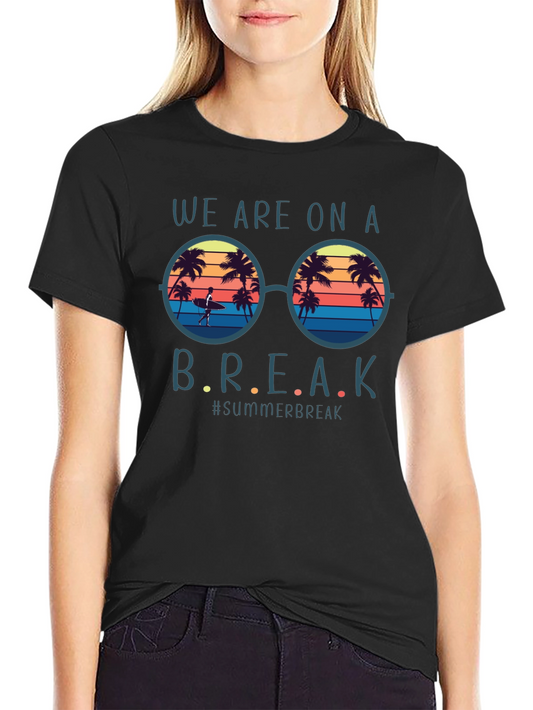 Summer Break T-Shirt - Beach Vibes Graphic Tee