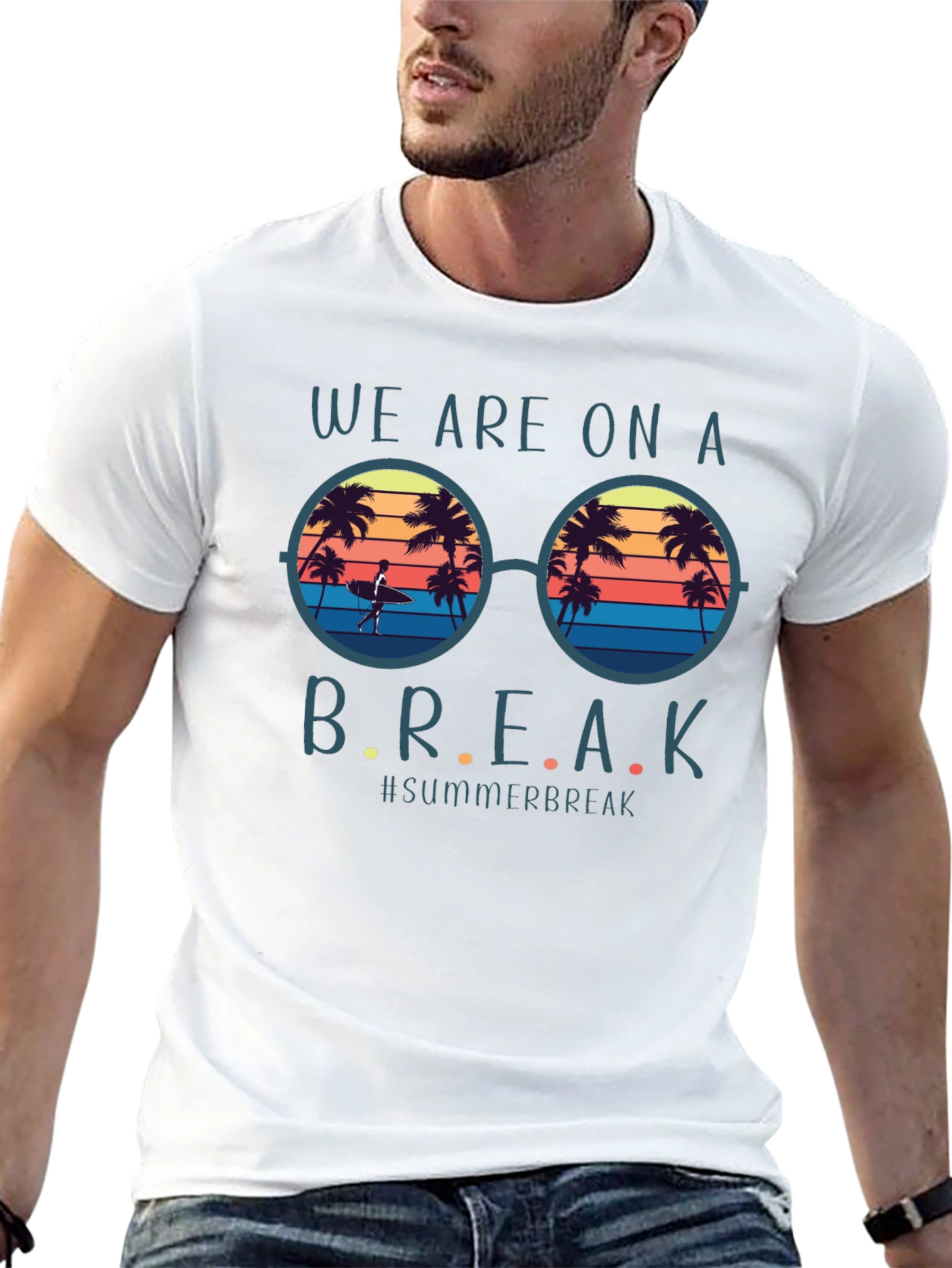 Summer Break T-Shirt - Beach Vibes Graphic Tee