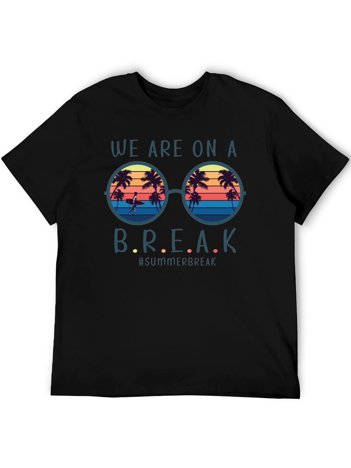 Summer Break T-Shirt - Beach Vibes Graphic Tee