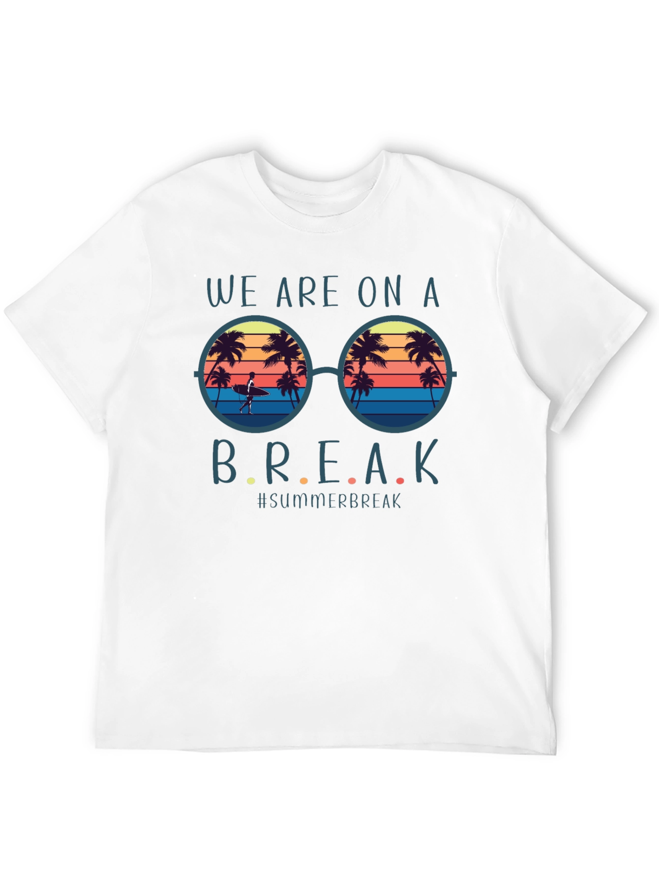 Summer Break T-Shirt - Beach Vibes Graphic Tee