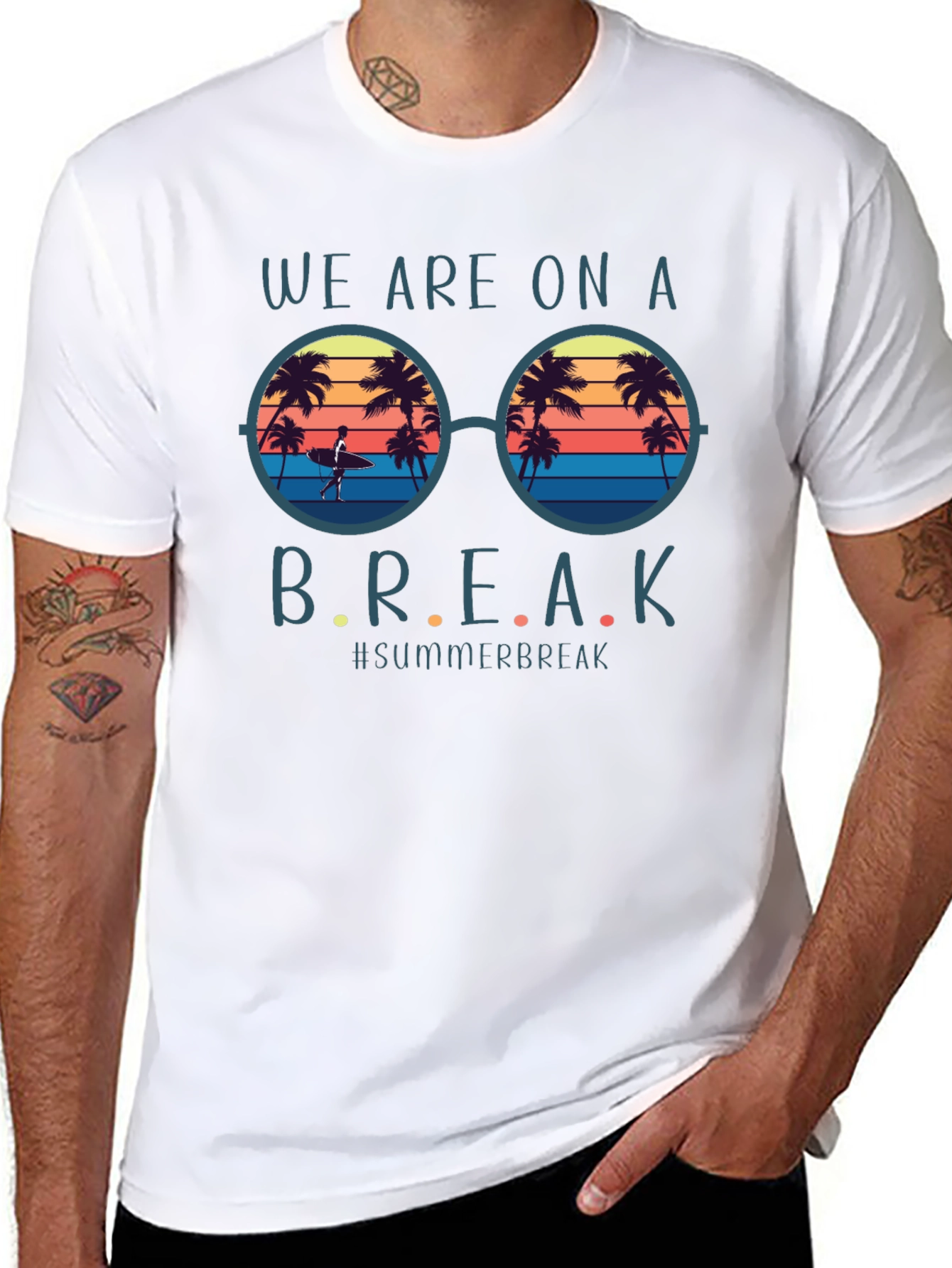 Summer Break T-Shirt - Beach Vibes Graphic Tee