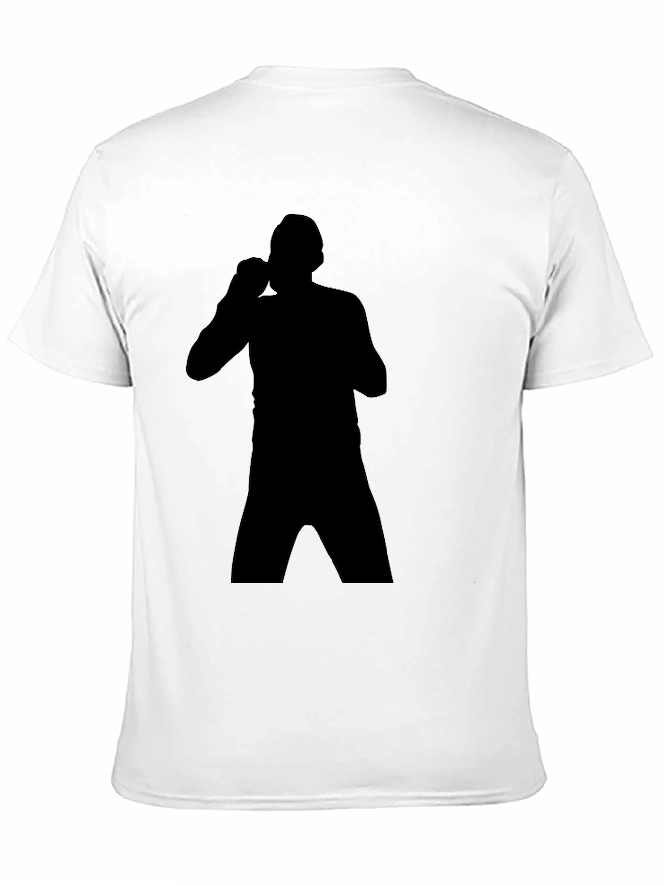 Boxing Silhouette T-Shirt - Black Graphic Tee