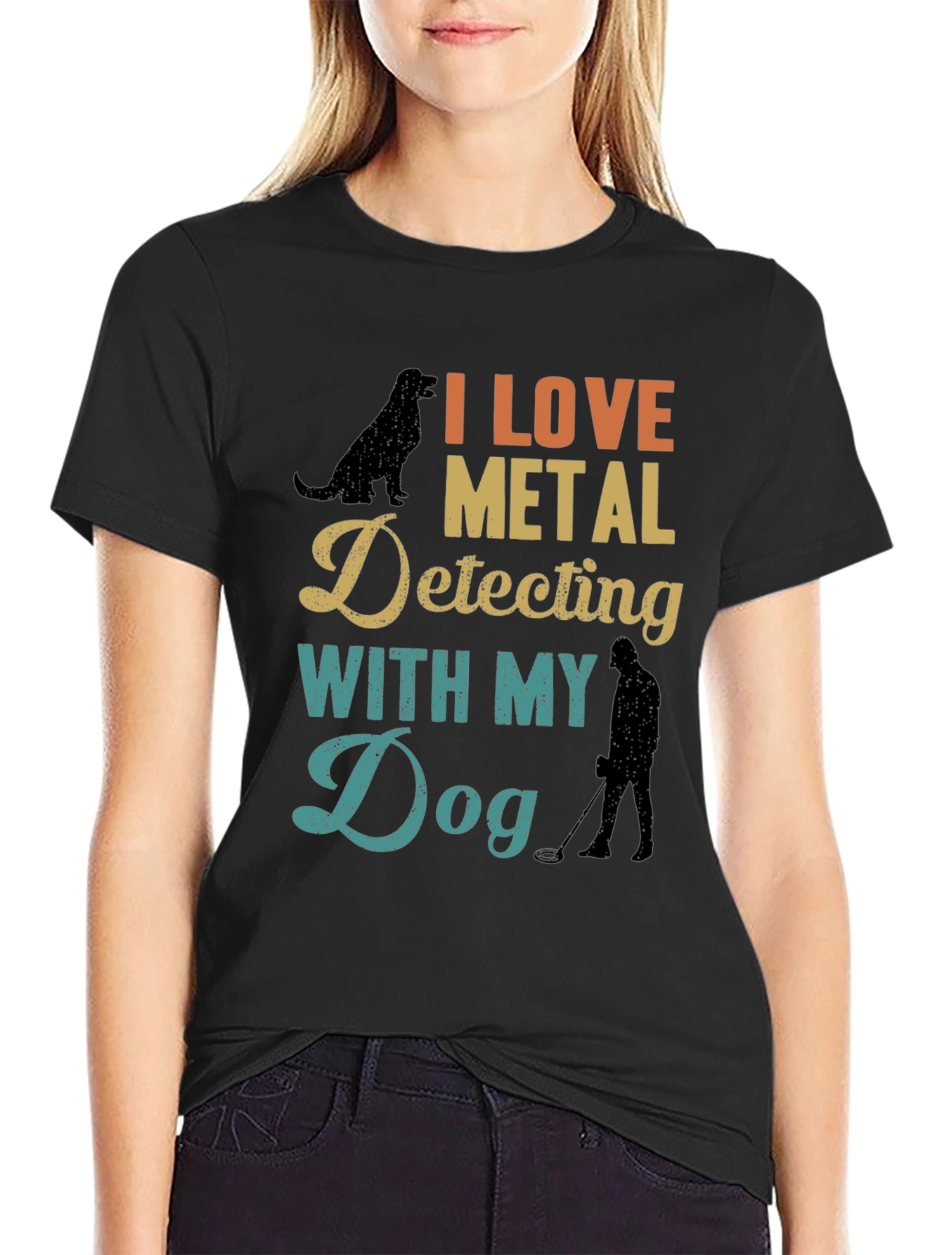 I Love Metal Detecting with My Dog Tee