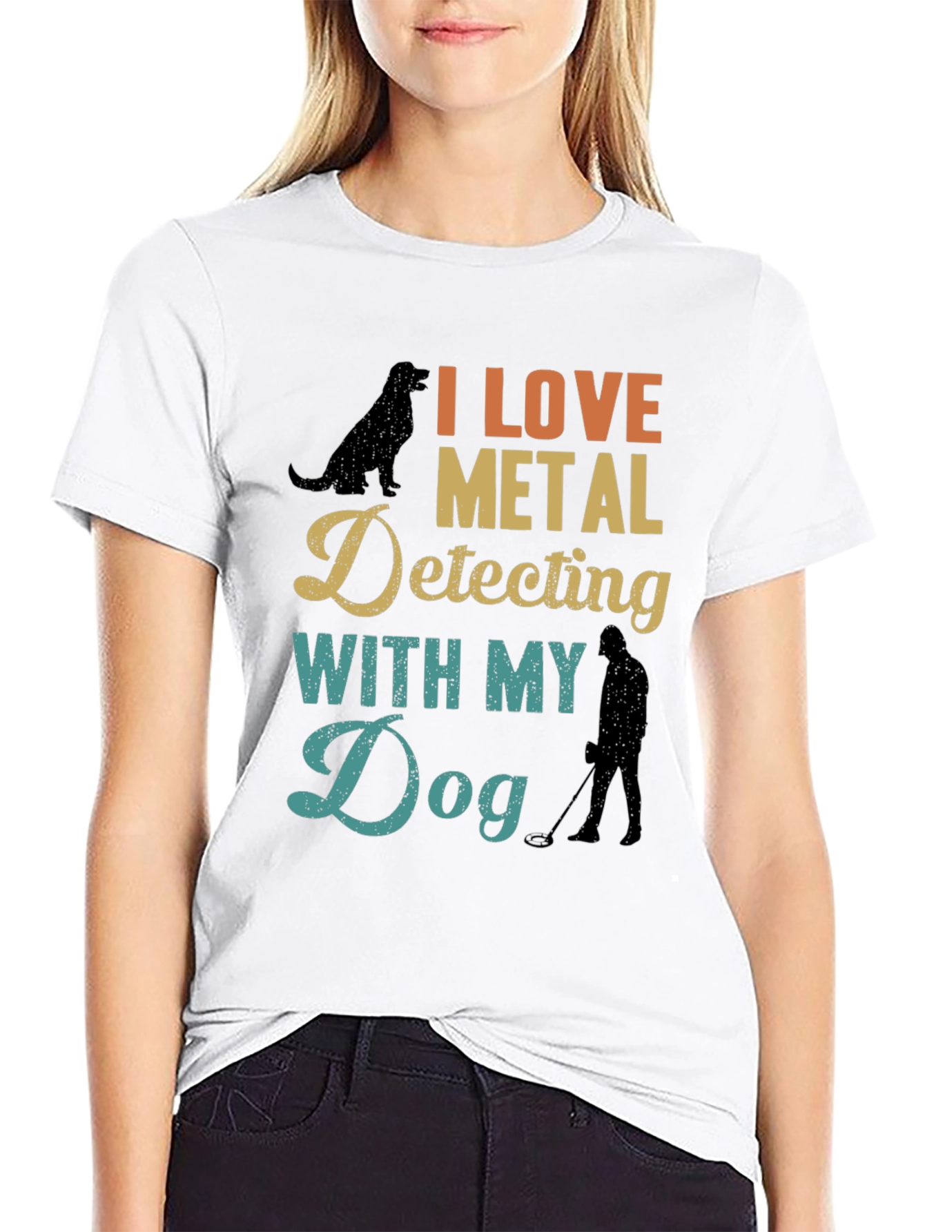 I Love Metal Detecting with My Dog Tee