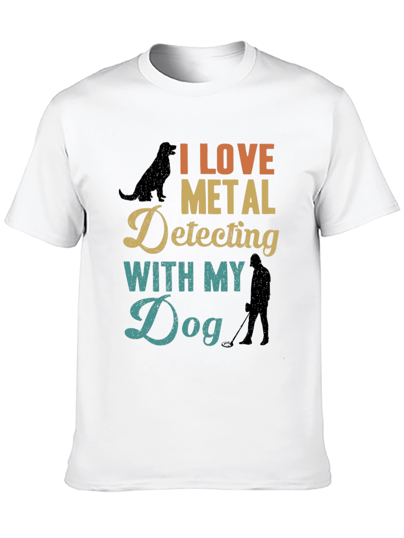 I Love Metal Detecting with My Dog Tee