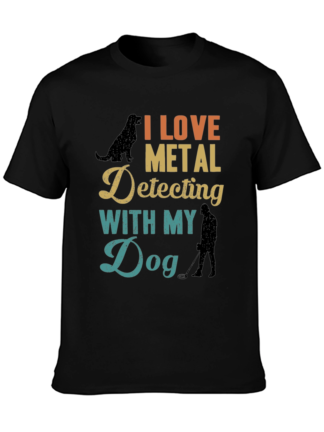 I Love Metal Detecting with My Dog Tee