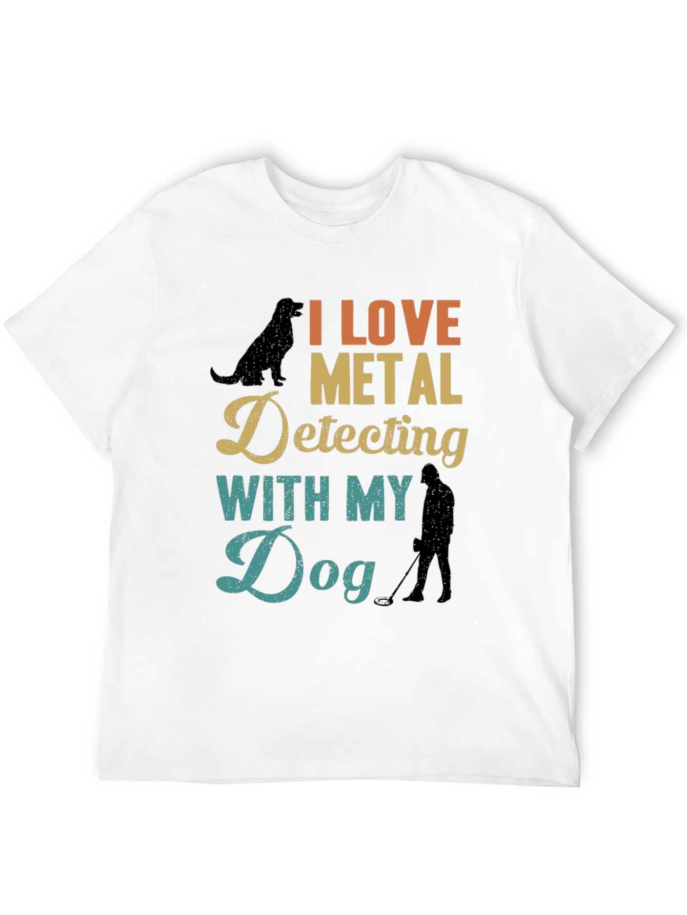 I Love Metal Detecting with My Dog Tee