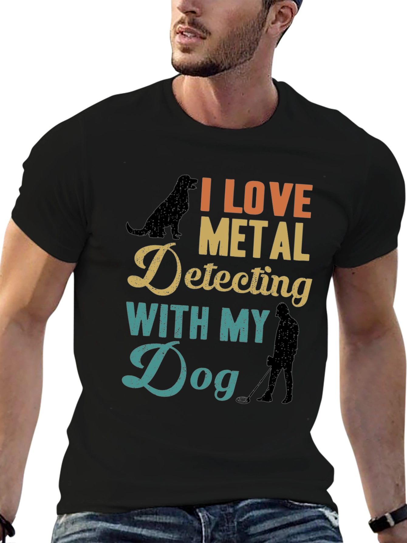 I Love Metal Detecting with My Dog Tee