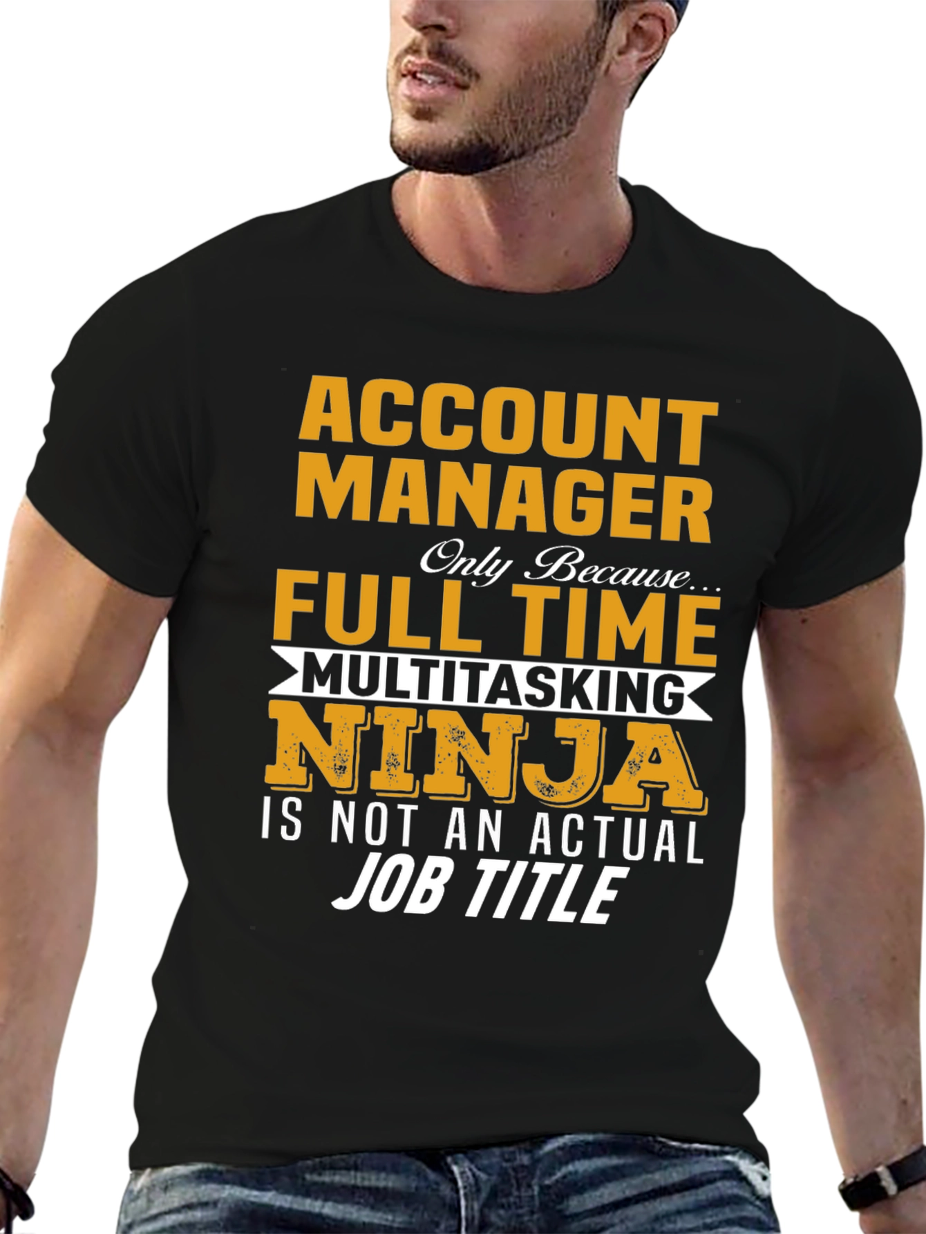 Account Manager Full-Time Ninja T-Shirt