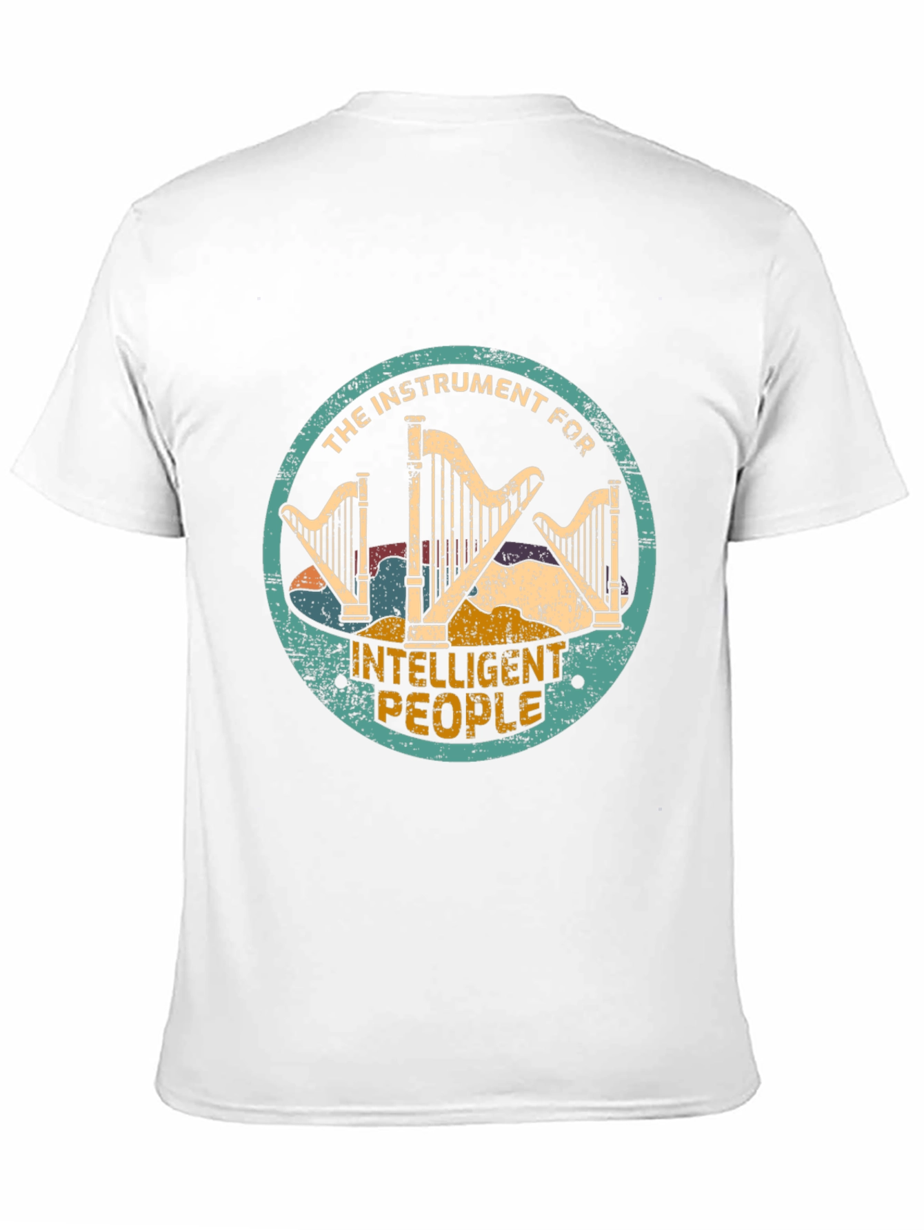 Intelligent People Harp Graphic T-Shirt
