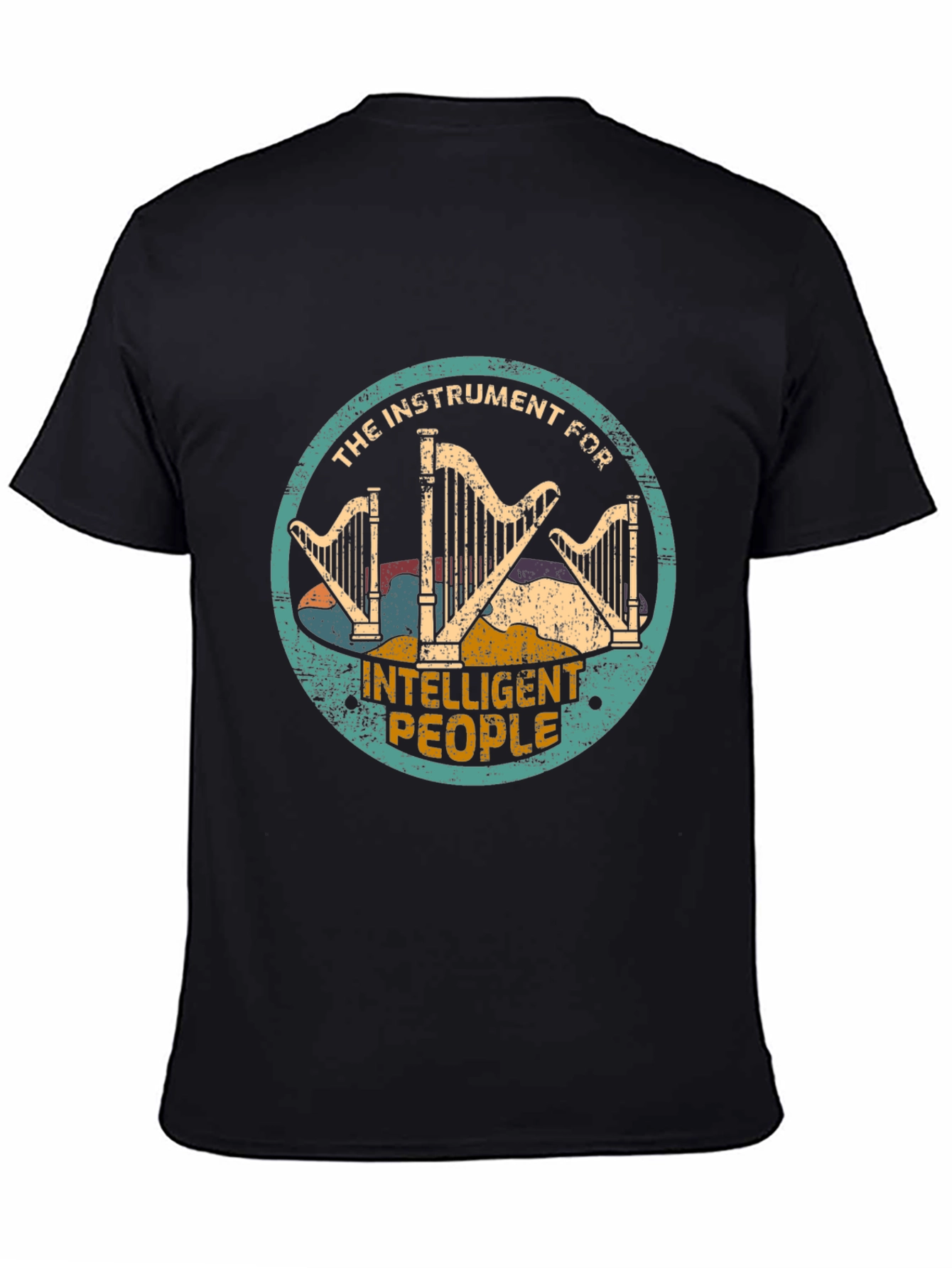 Intelligent People Harp Graphic T-Shirt