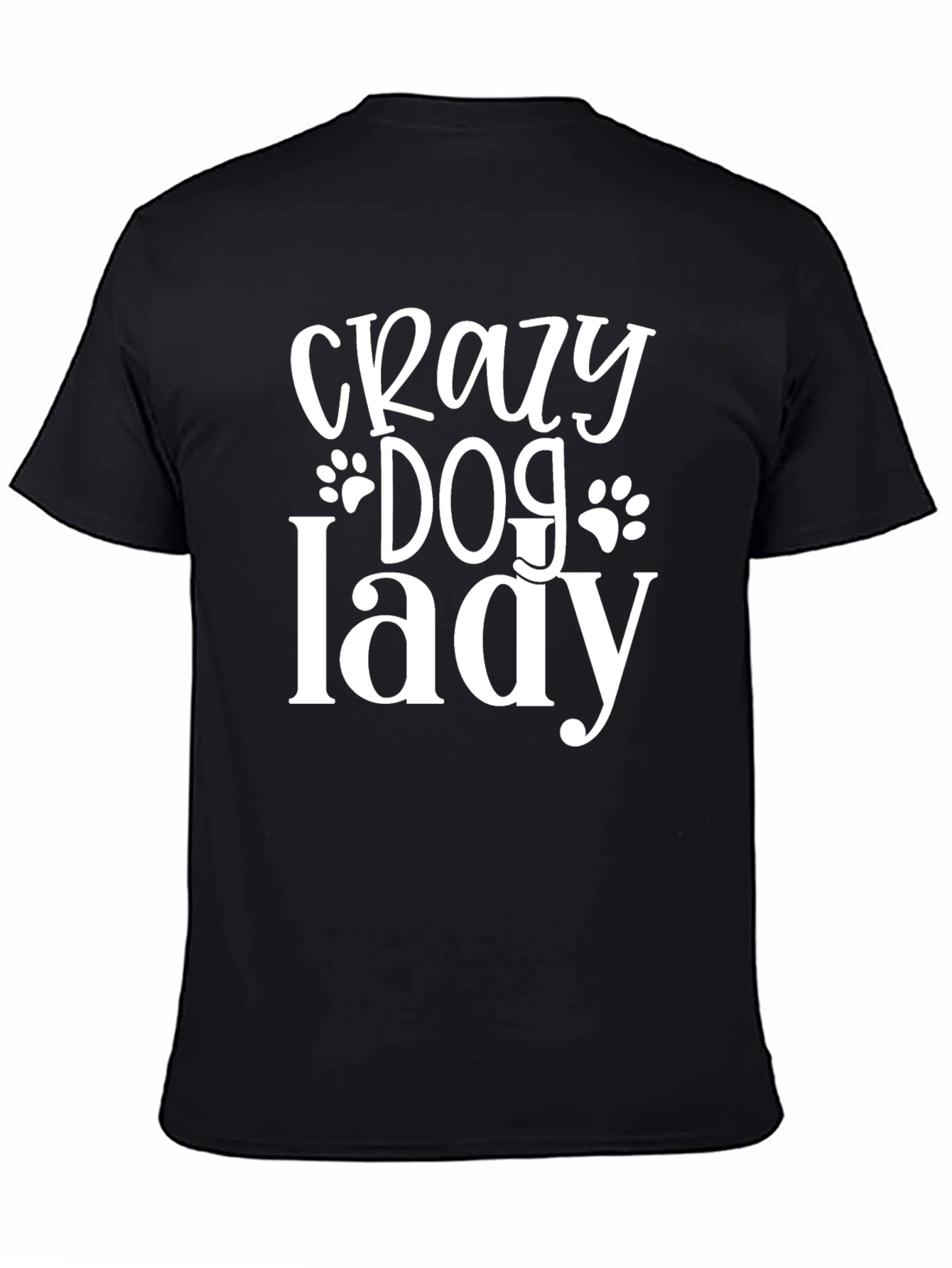 Crazy Dog Lady T-Shirt - Comfortable Novelty Tee