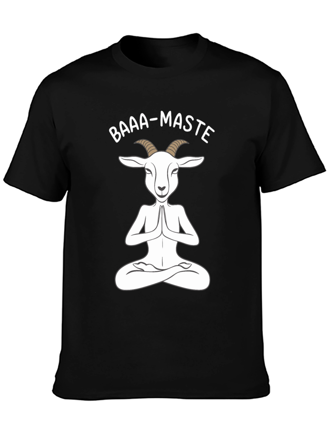 Baaa-Maste Goat T-Shirt - Yoga Meditation Tee