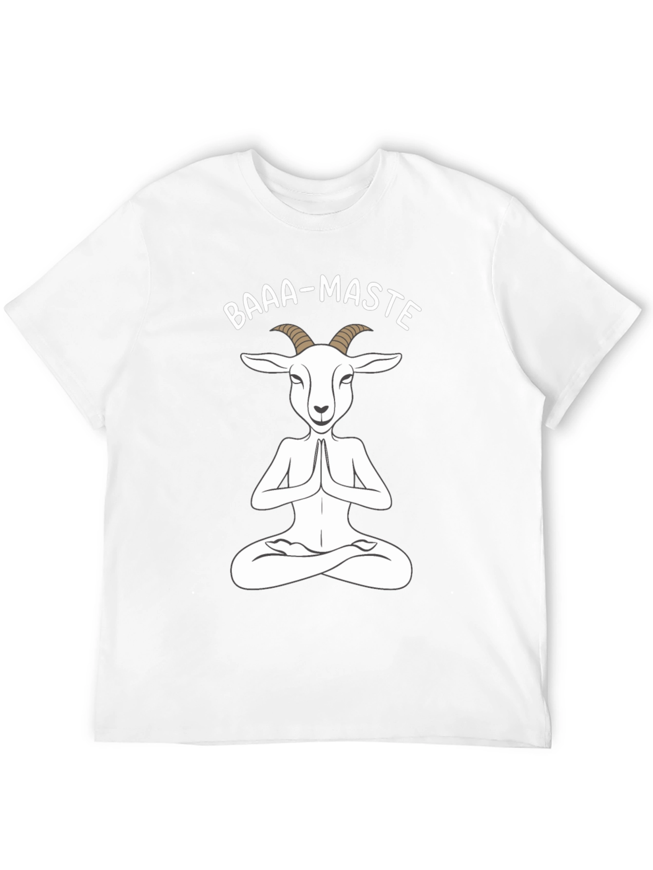 Baaa-Maste Goat T-Shirt - Yoga Meditation Tee